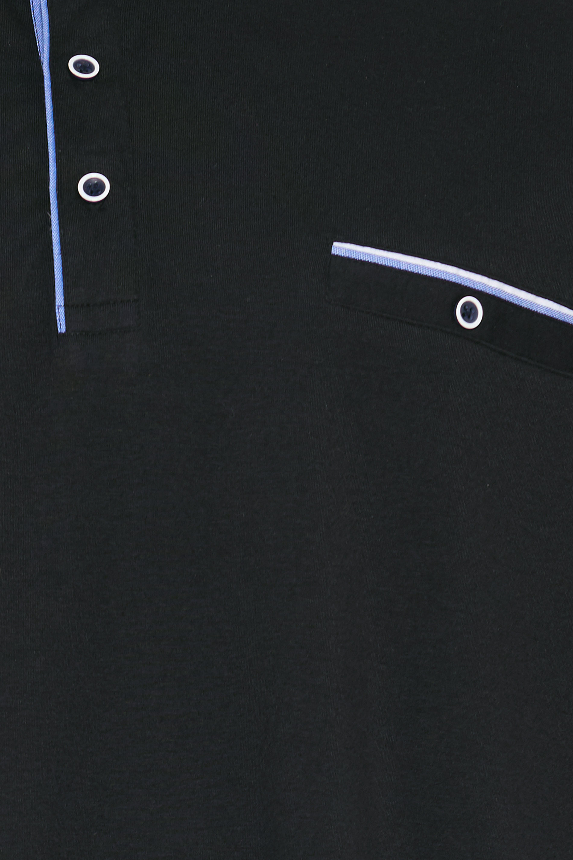 BadRhino Big & Tall Black Chambray Pocket Polo Shirt | BadRhino 8