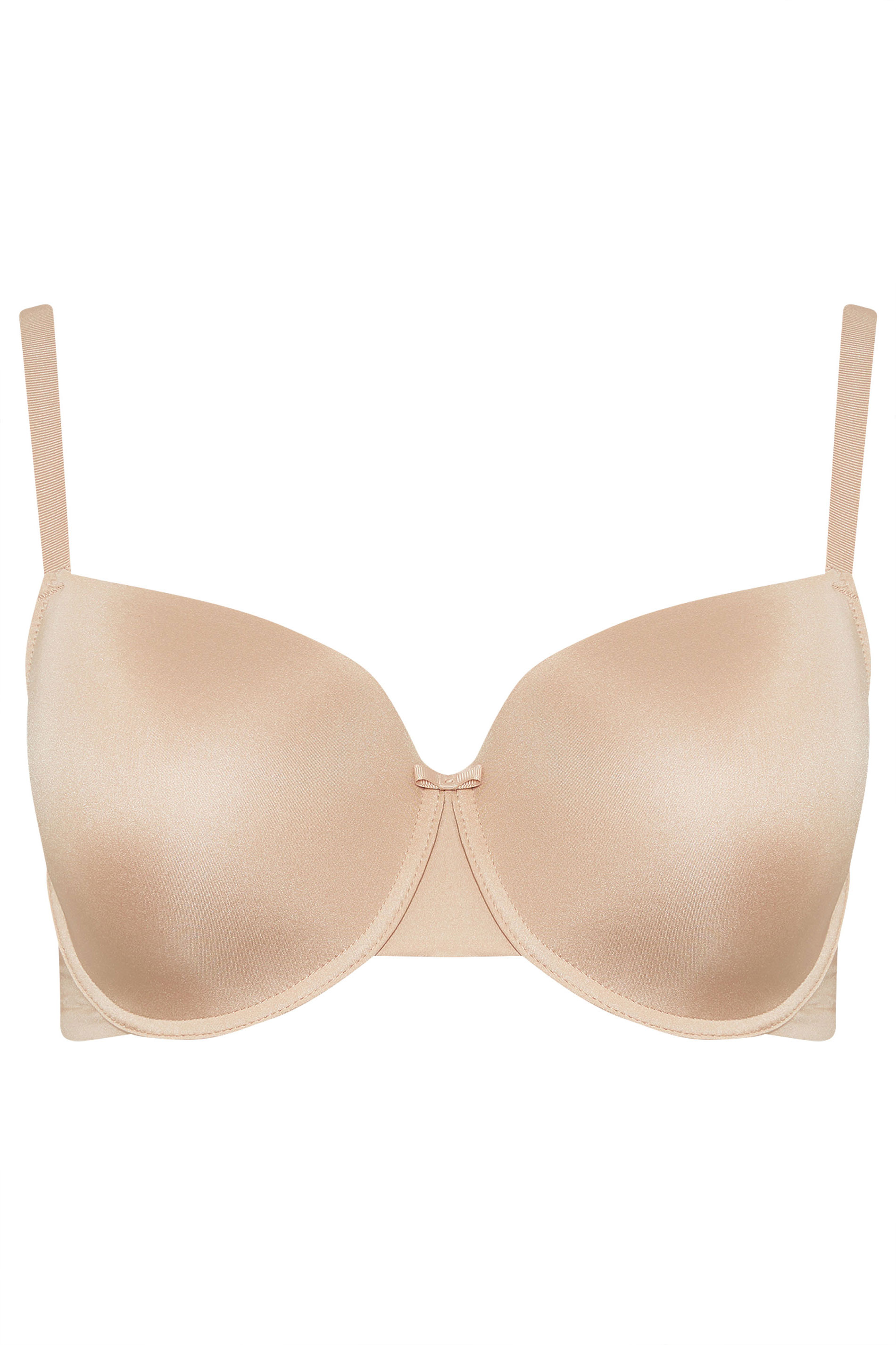 YOURS Plus Size Nude Moulded Underwired New T-Shirt Bra | Yours Clothing 6