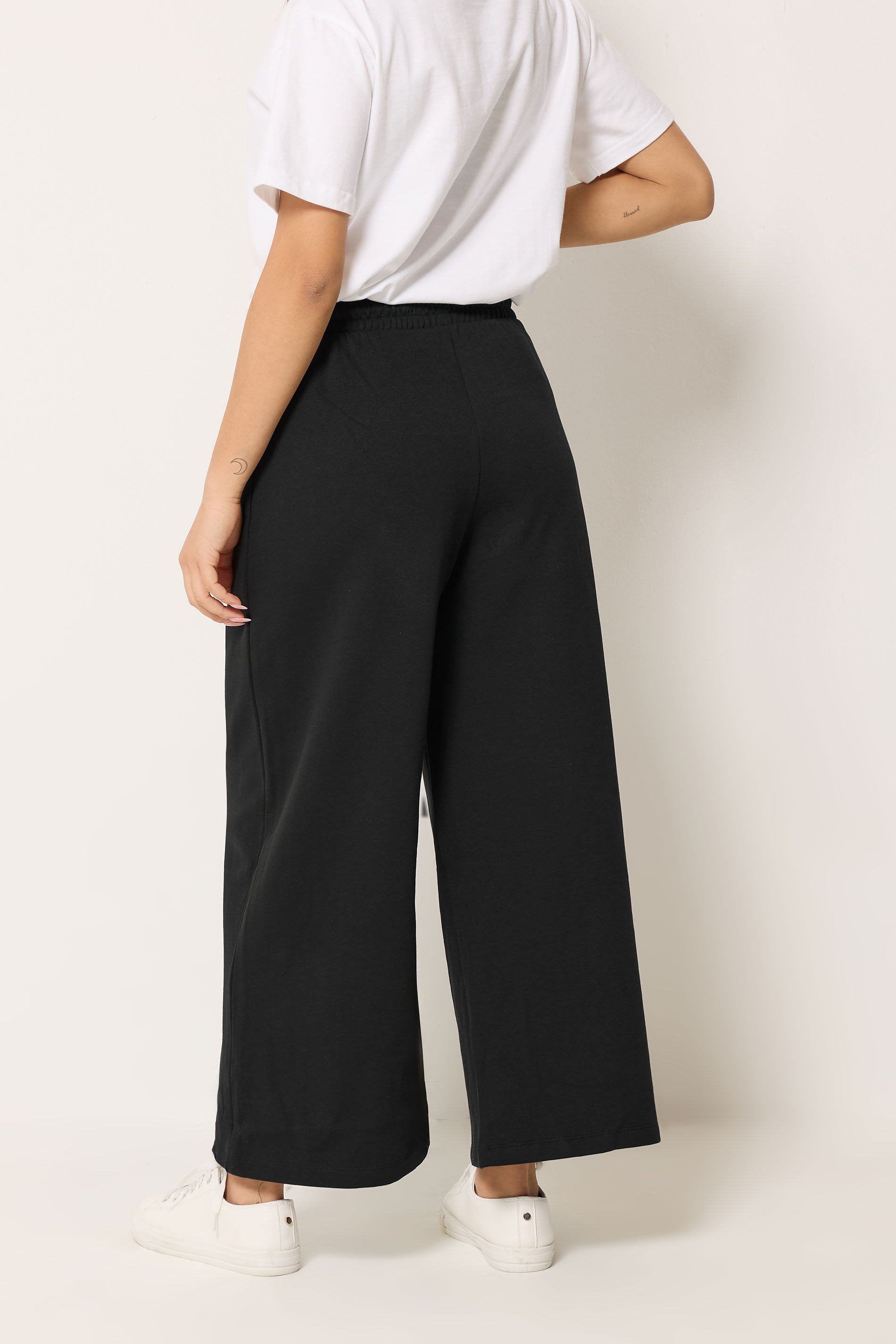 M&Co Petite 2 PACK Black Wide Leg Joggers | M&Co 6