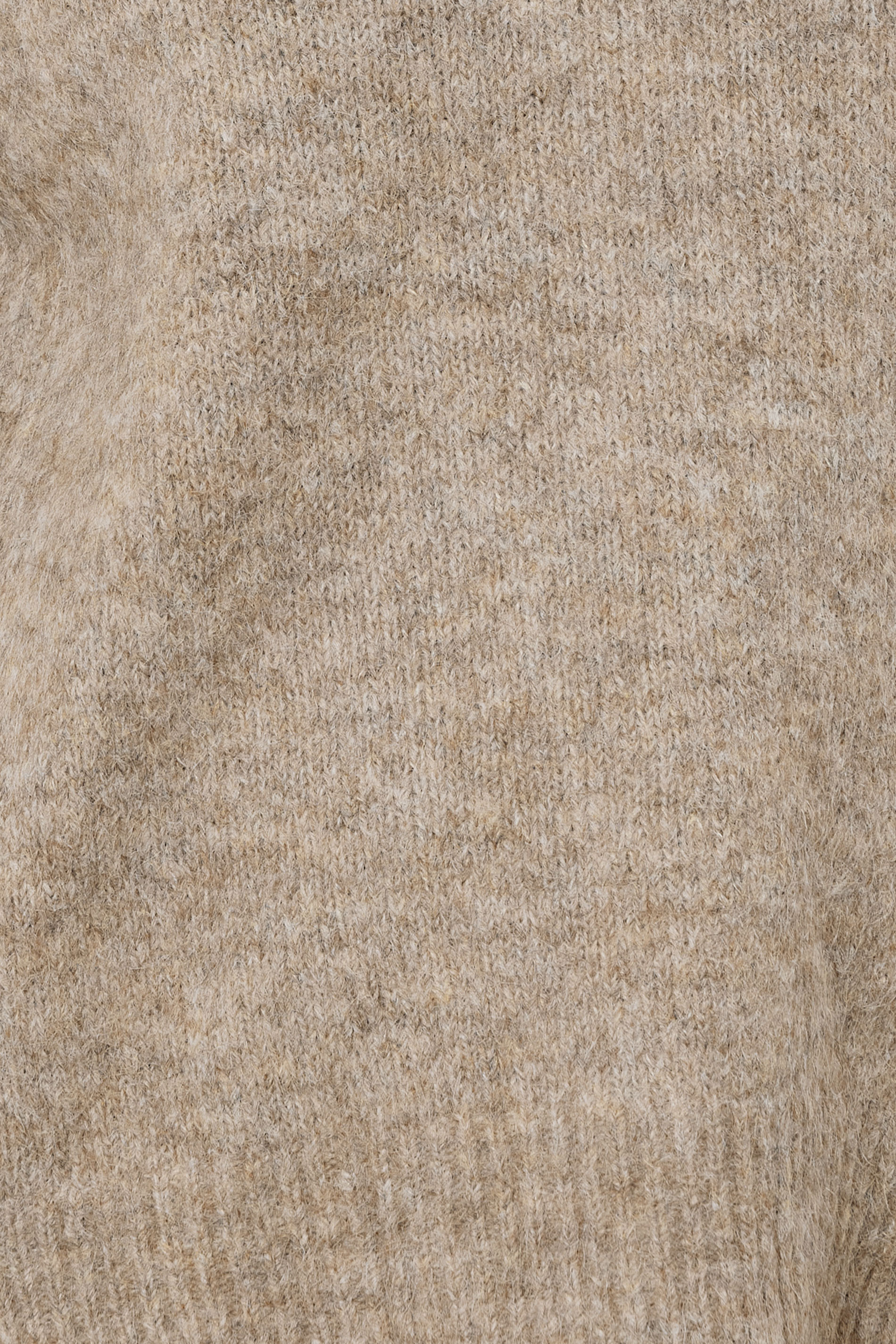 EVANS Plus Size Natural Brown Knitted V-Neck Jumper | Evans  6
