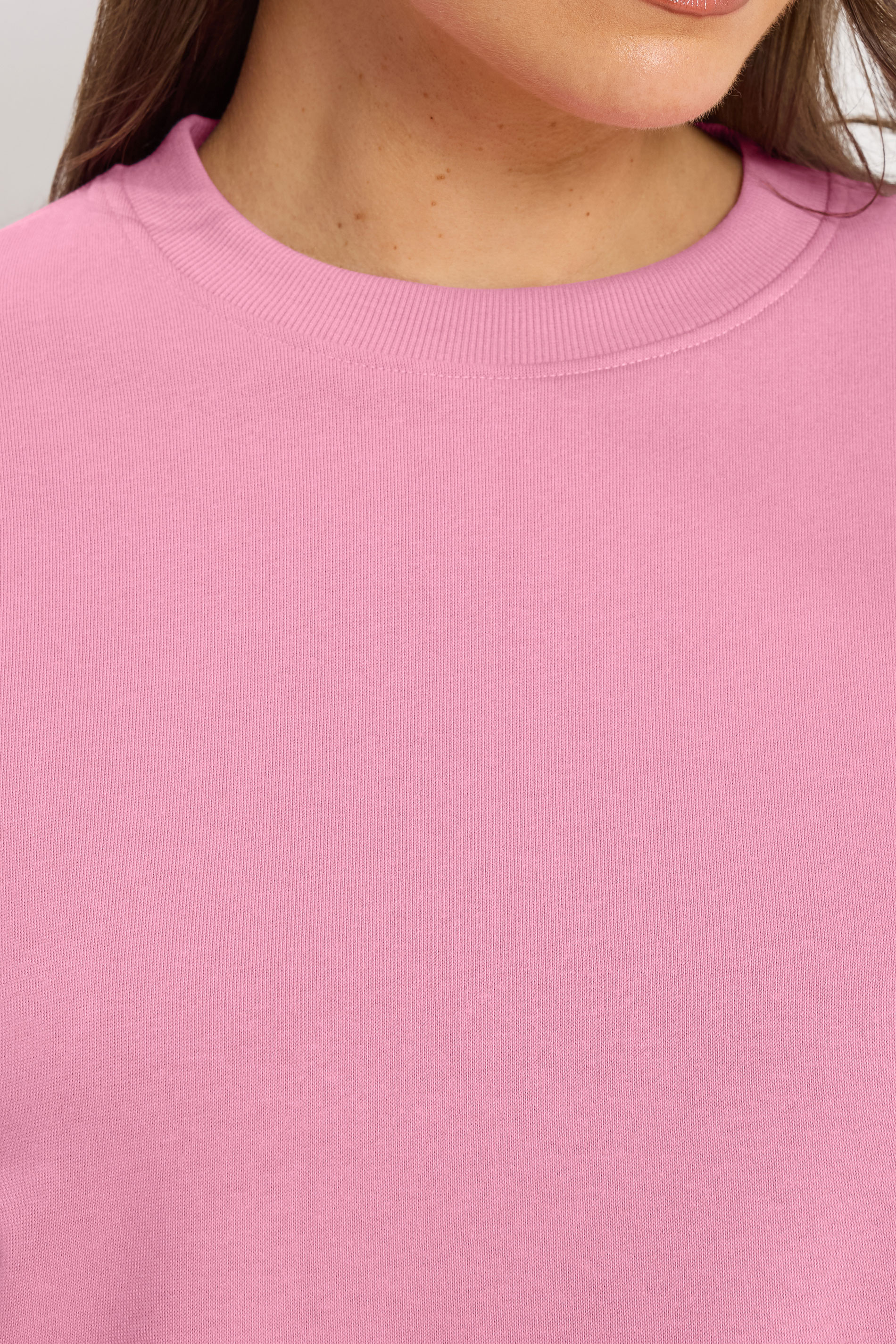 YOURSET Plus Size 2 PACK Black & Pink Sweatshirts | Yours Clothing 7