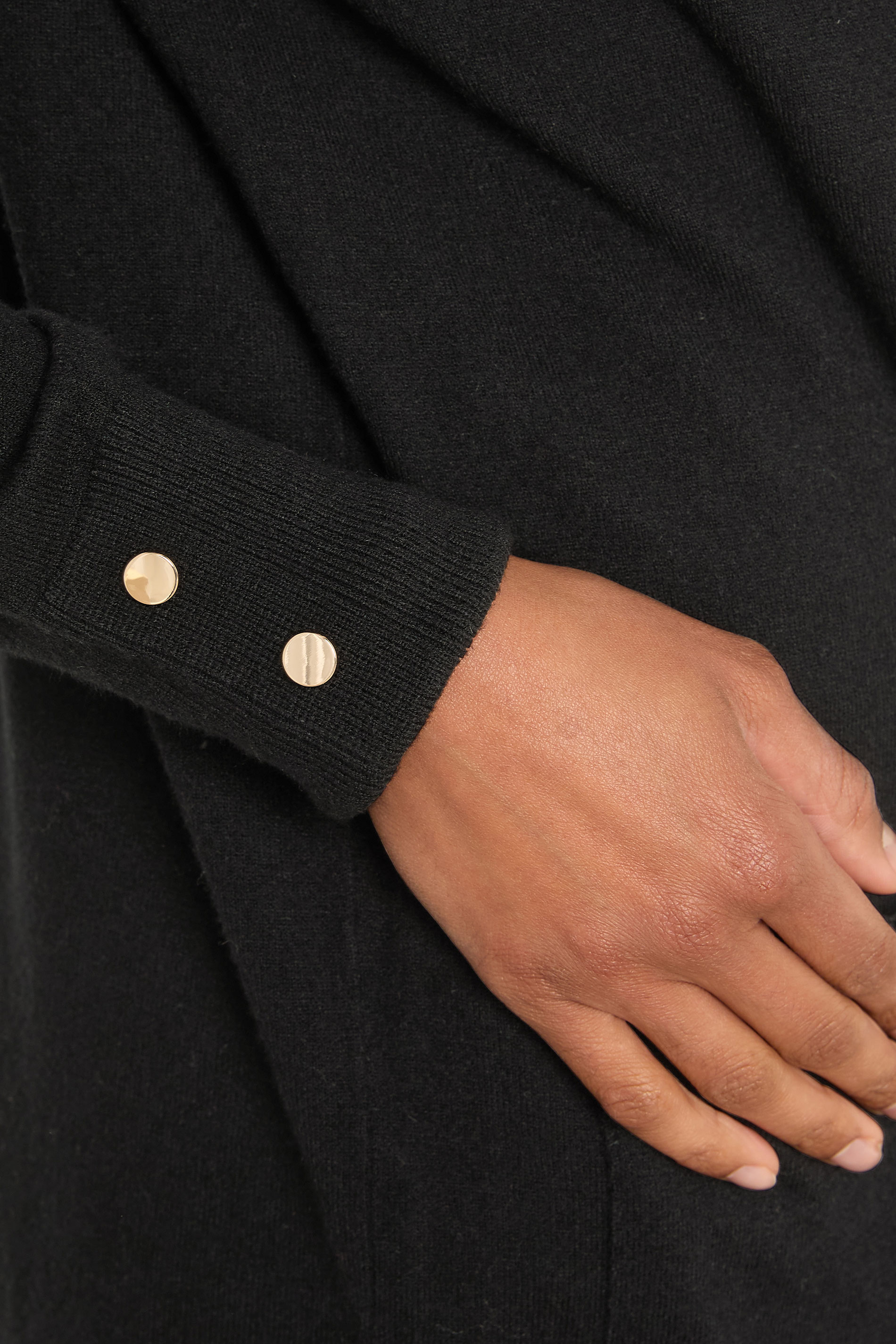 M&Co Black Button Detail Midi Cardigan | M&Co 4