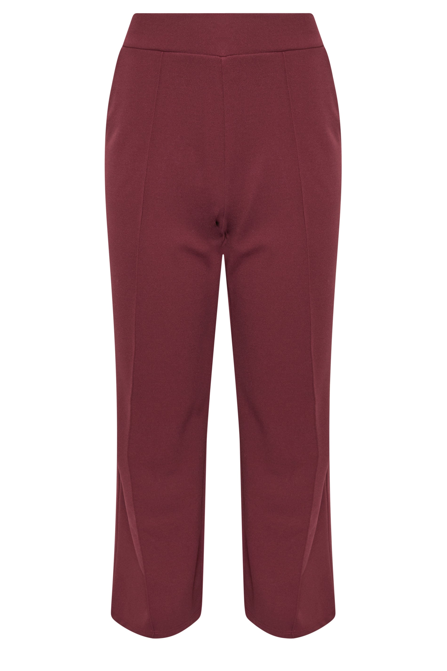 M&Co Petite Berry Red Pintuck Trousers | M&Co 6