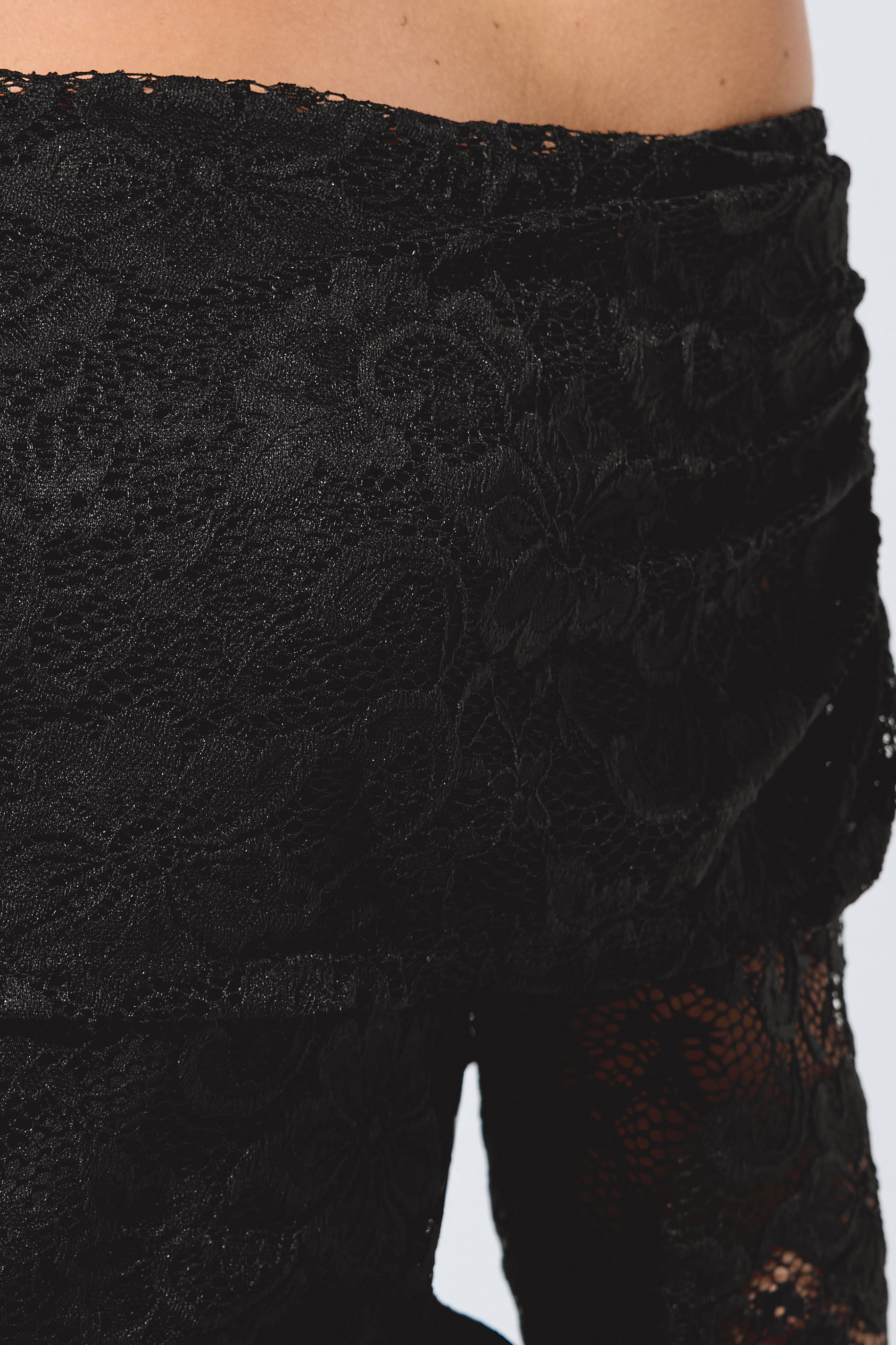 LIMITED COLLECTION Plus Size Black Lace Bardot Top | Yours Clothing 6