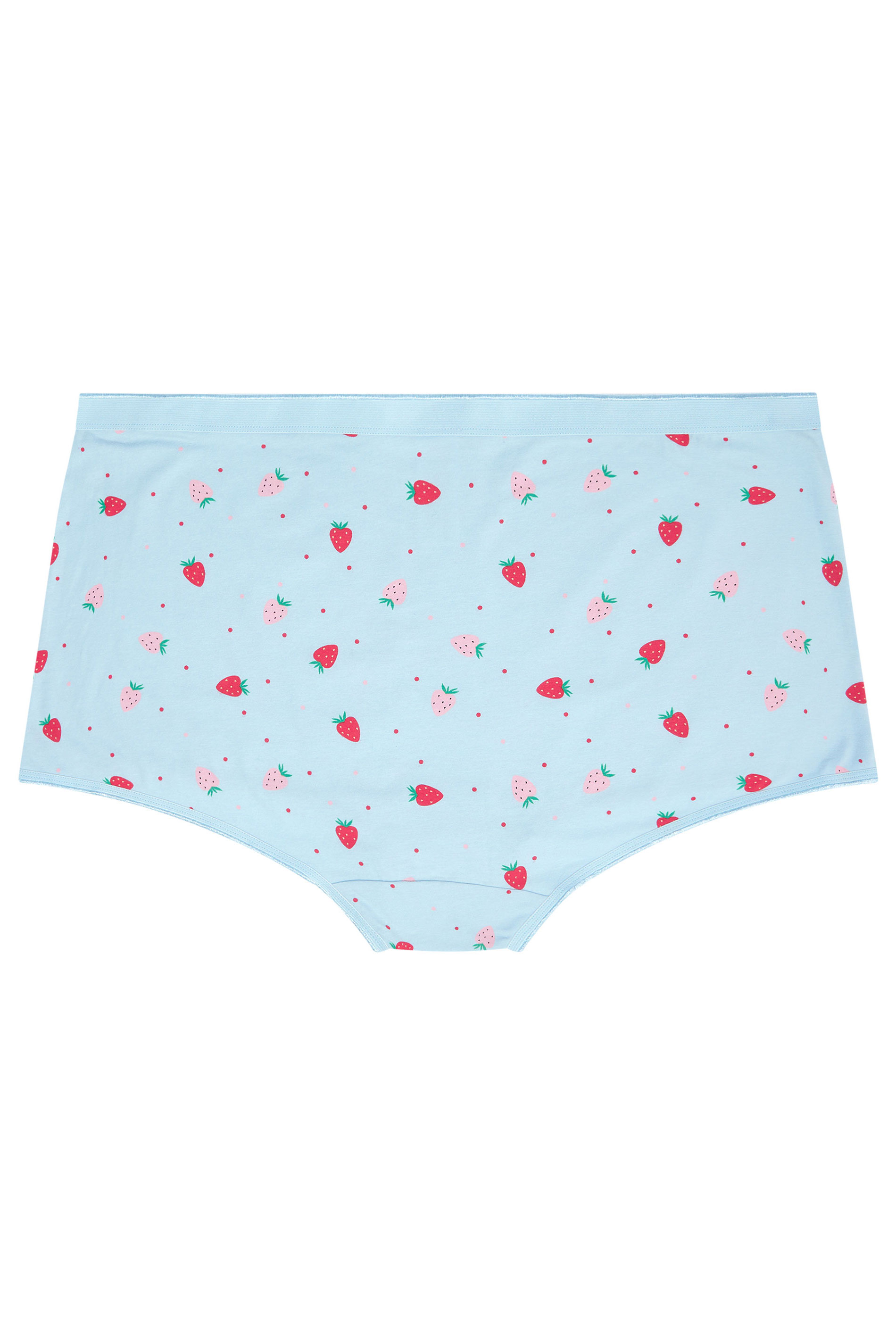 YOURSET 5 PACK Plus Size Blue Berry Print Shorts | Yours Clothing 8