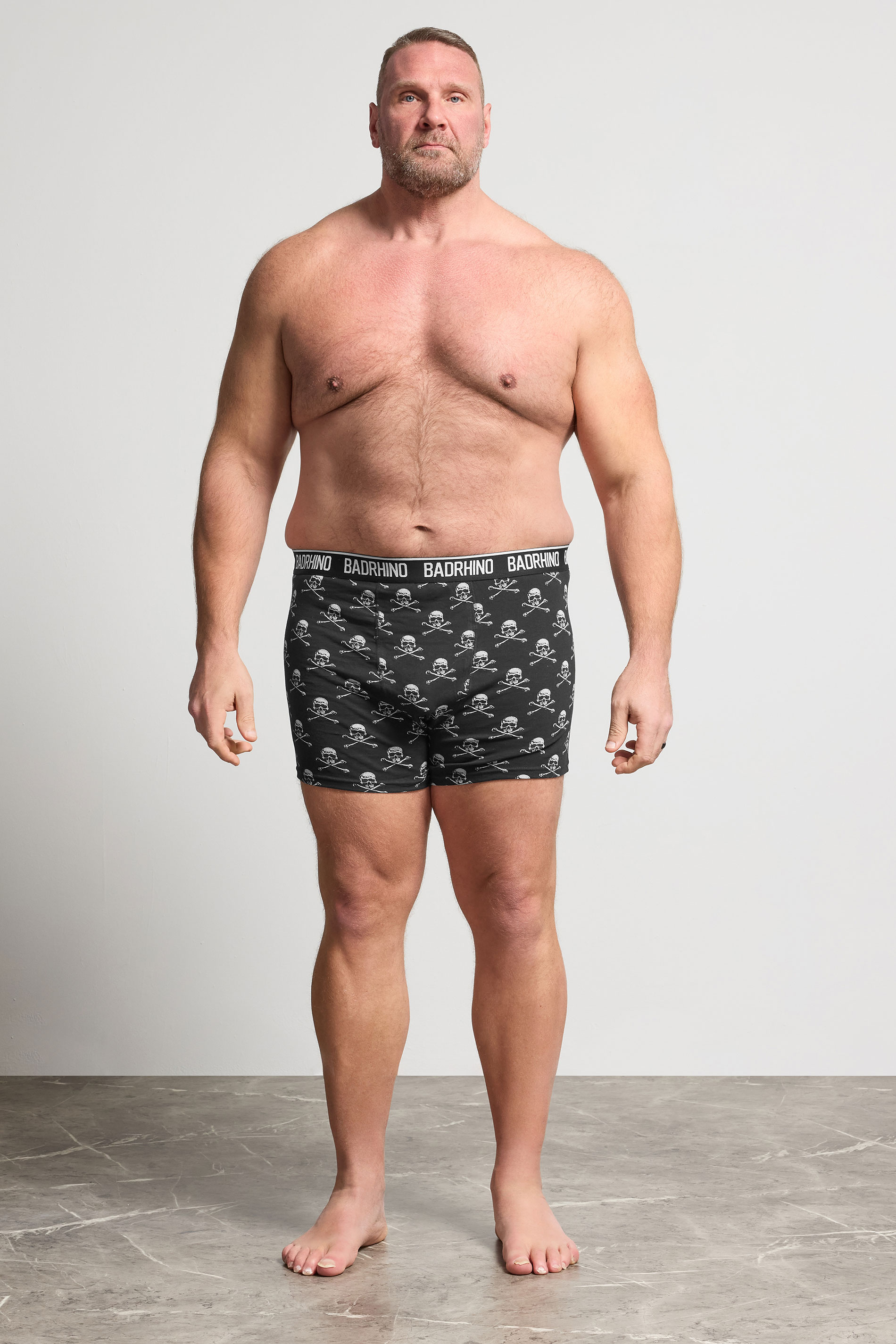 BadRhino Big & Tall 3 PACK Black Skull Boxers | BadRhino 2