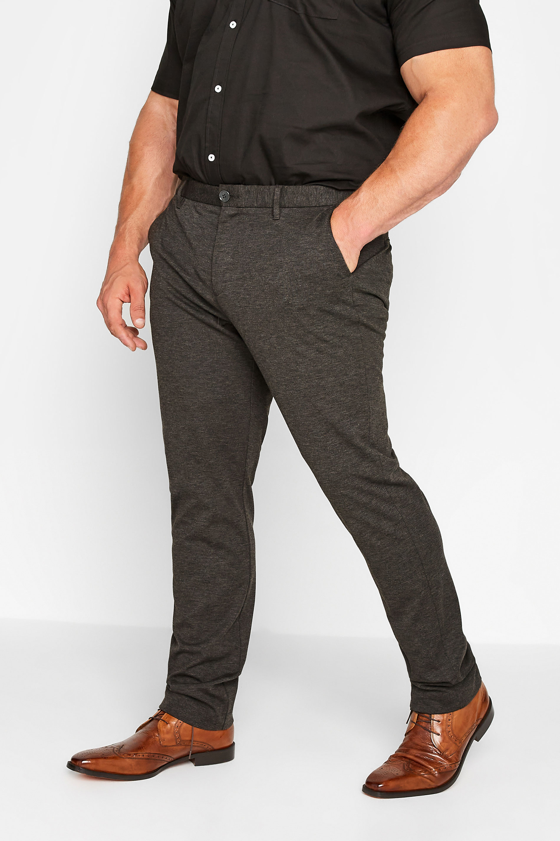 BadRhino Charcoal Grey Stretch Trousers | BadRhino 3