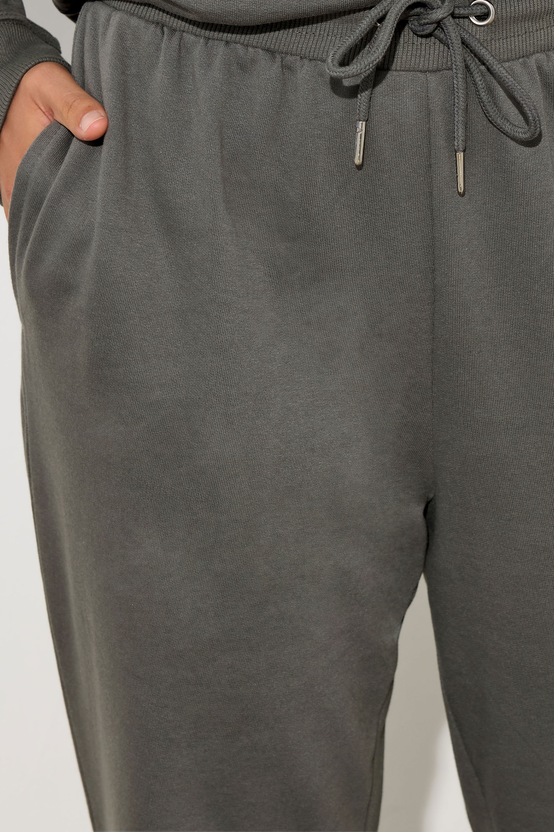 LTS Tall Charcoal Grey Cuffed Joggers | Long Tall Sally 4