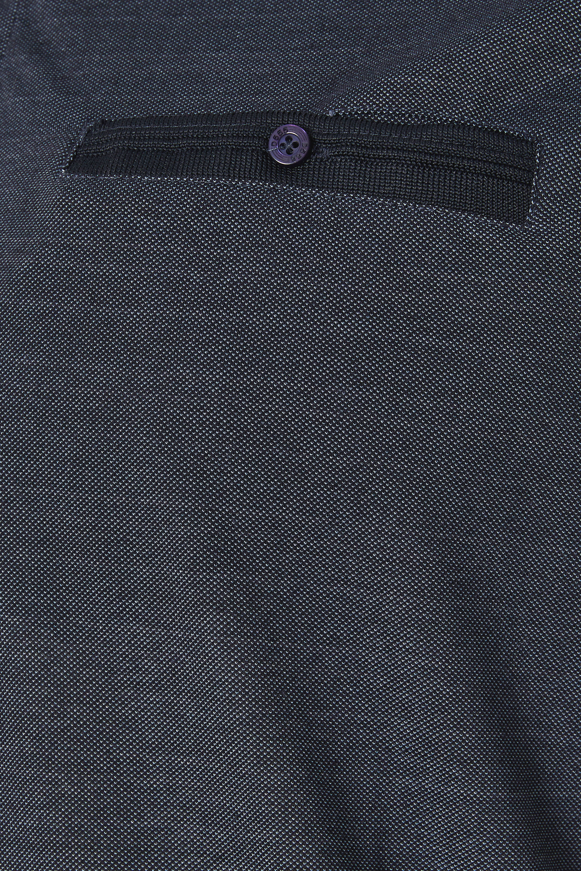 D555 Big & Tall Grey Jacquard Polo Shirt | BadRhino 1