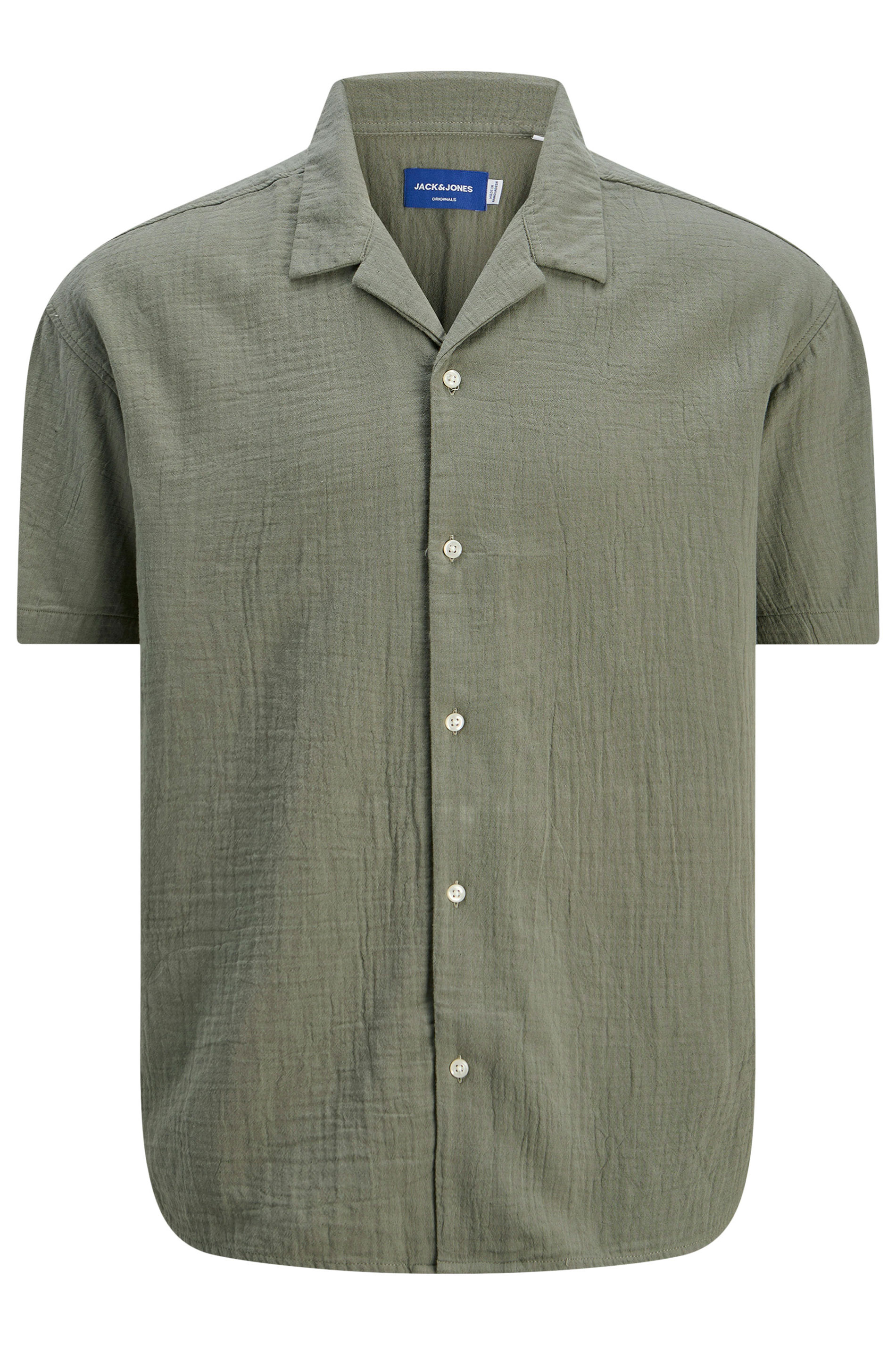 JACK & JONES Big & Tall Light Blue Resort Shirt | BadRhino 2