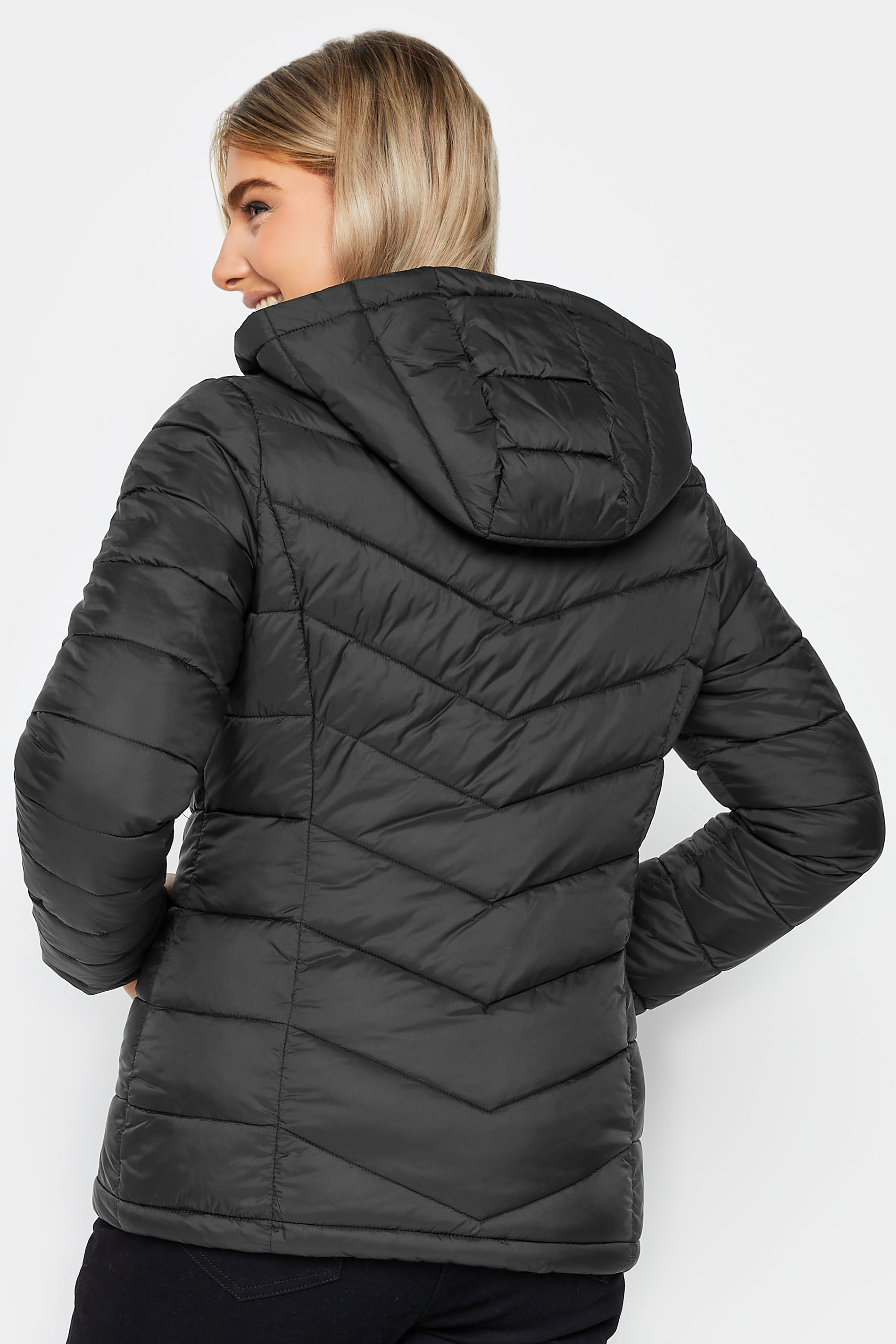 M&Co Black Quilted Puffer Jacket | M&Co 3