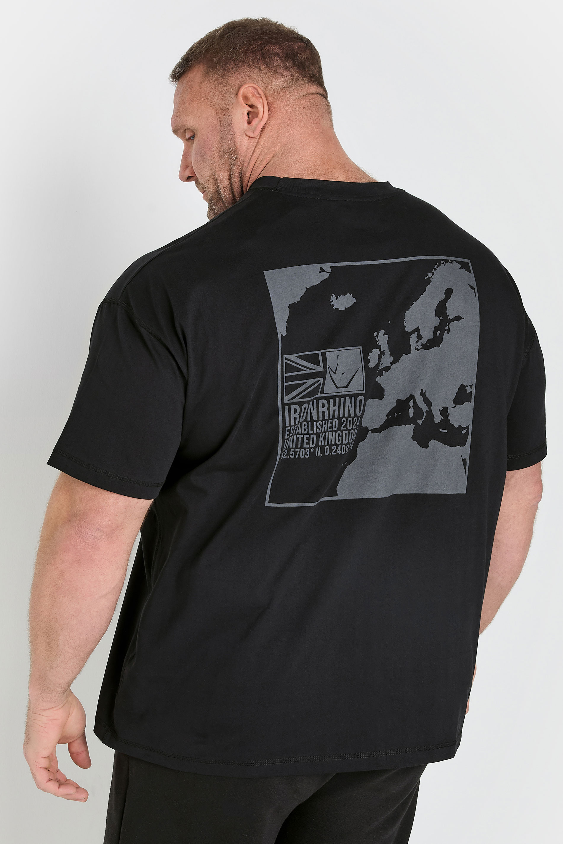 IronRhino Big & Tall Black 'Established 2024' T-Shirt | BadRhino 2