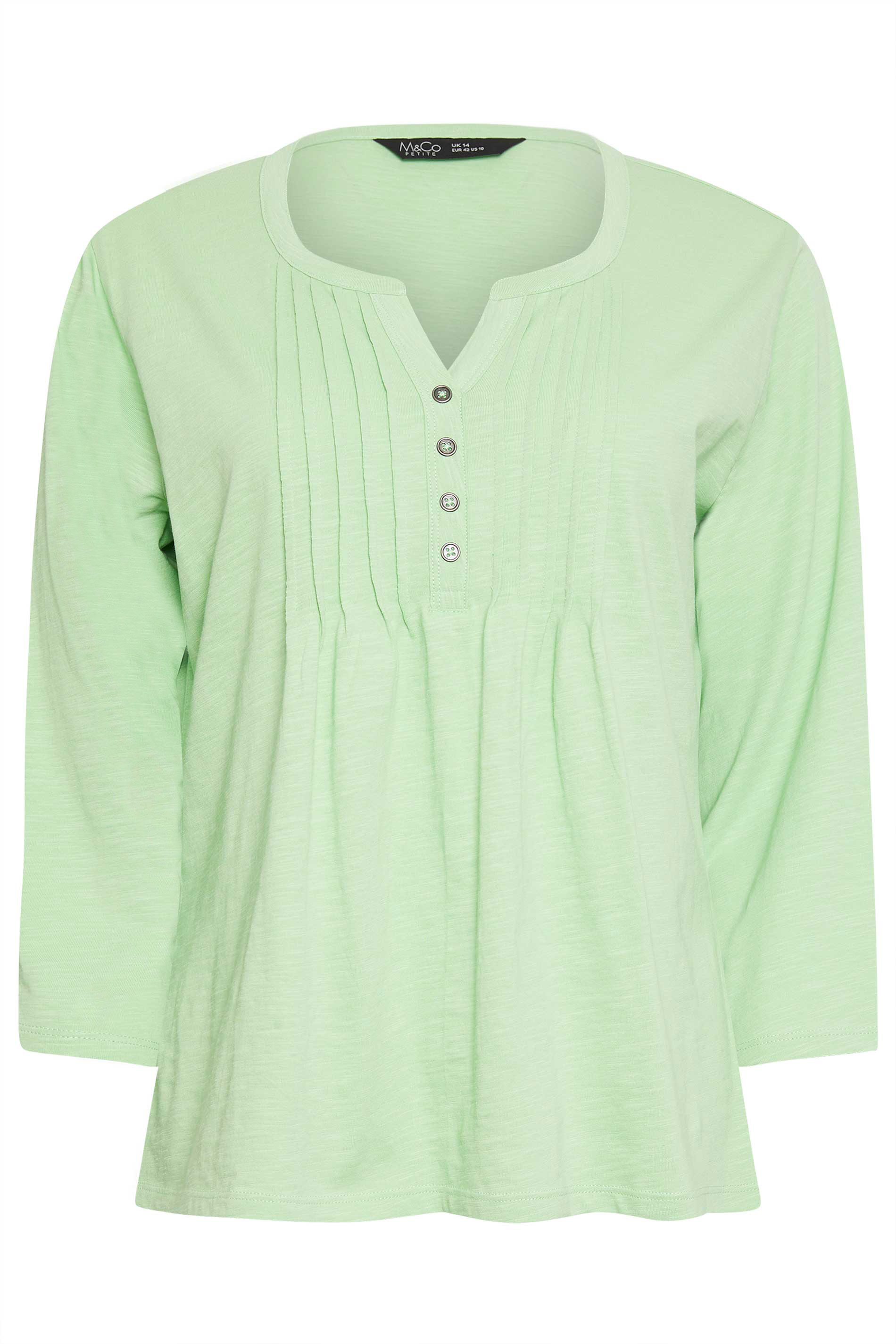 Mint green henley top
