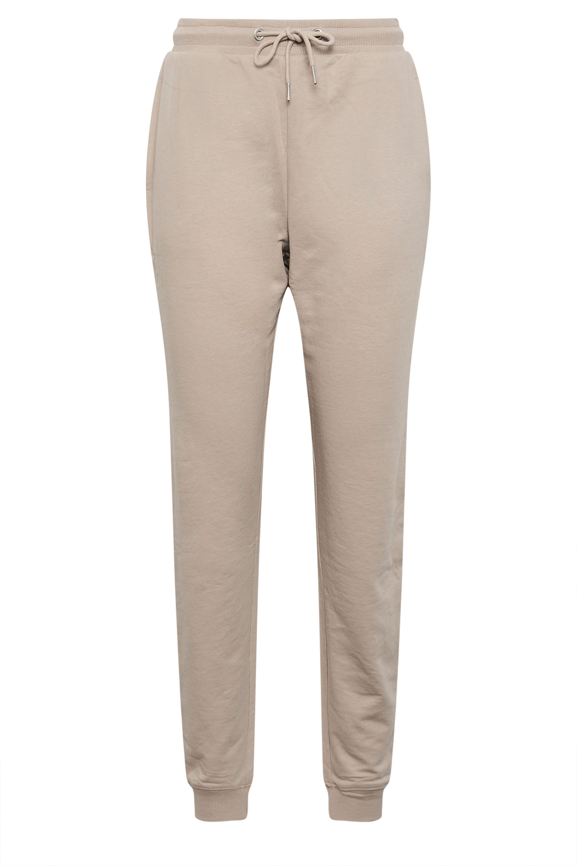 LTS Tall Stone Brown Cuffed Drawstring Joggers | Long Tall Sally  6