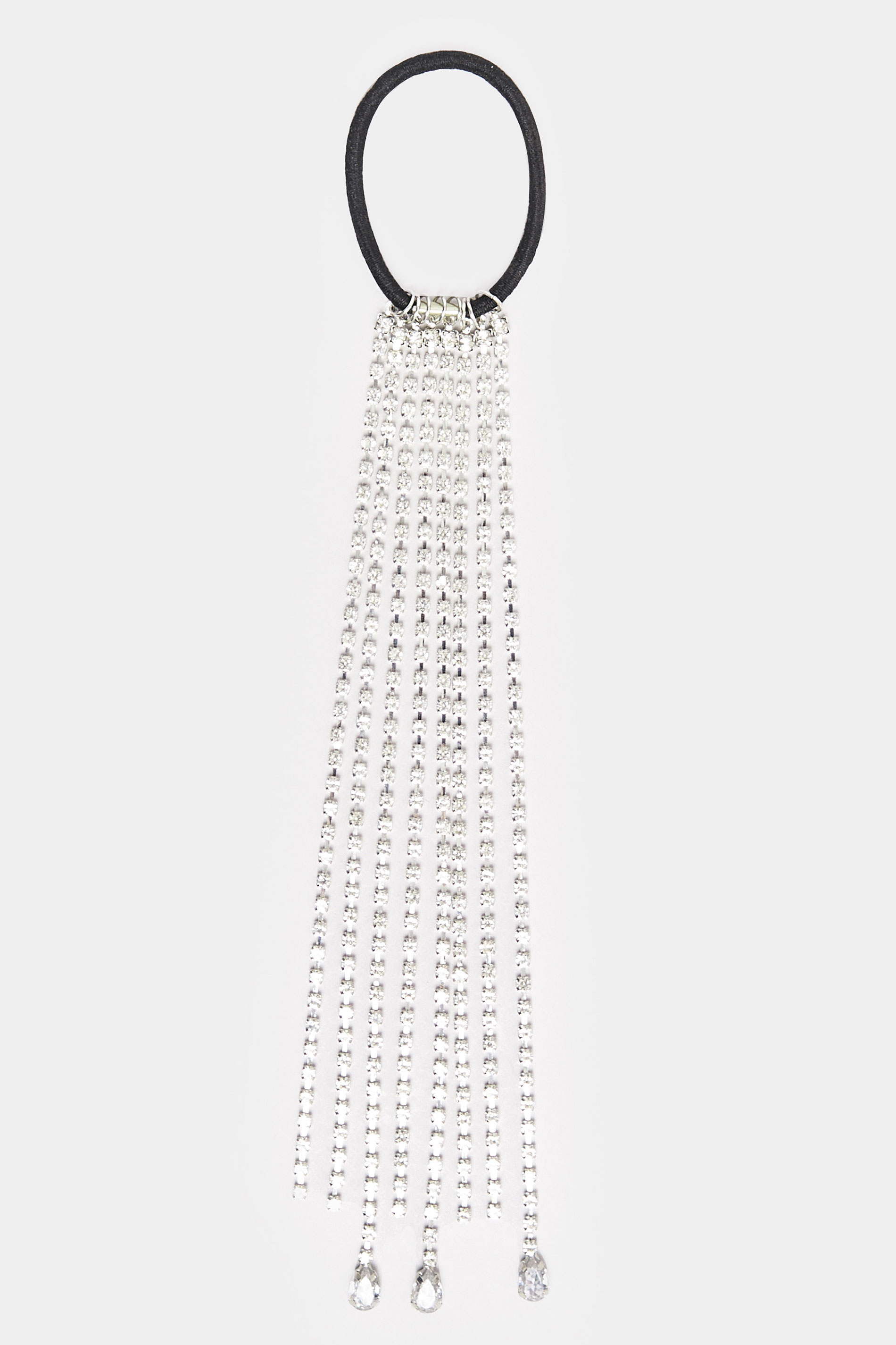 Silver Tone Diamante Drop Hairband | Yours Clothing 3