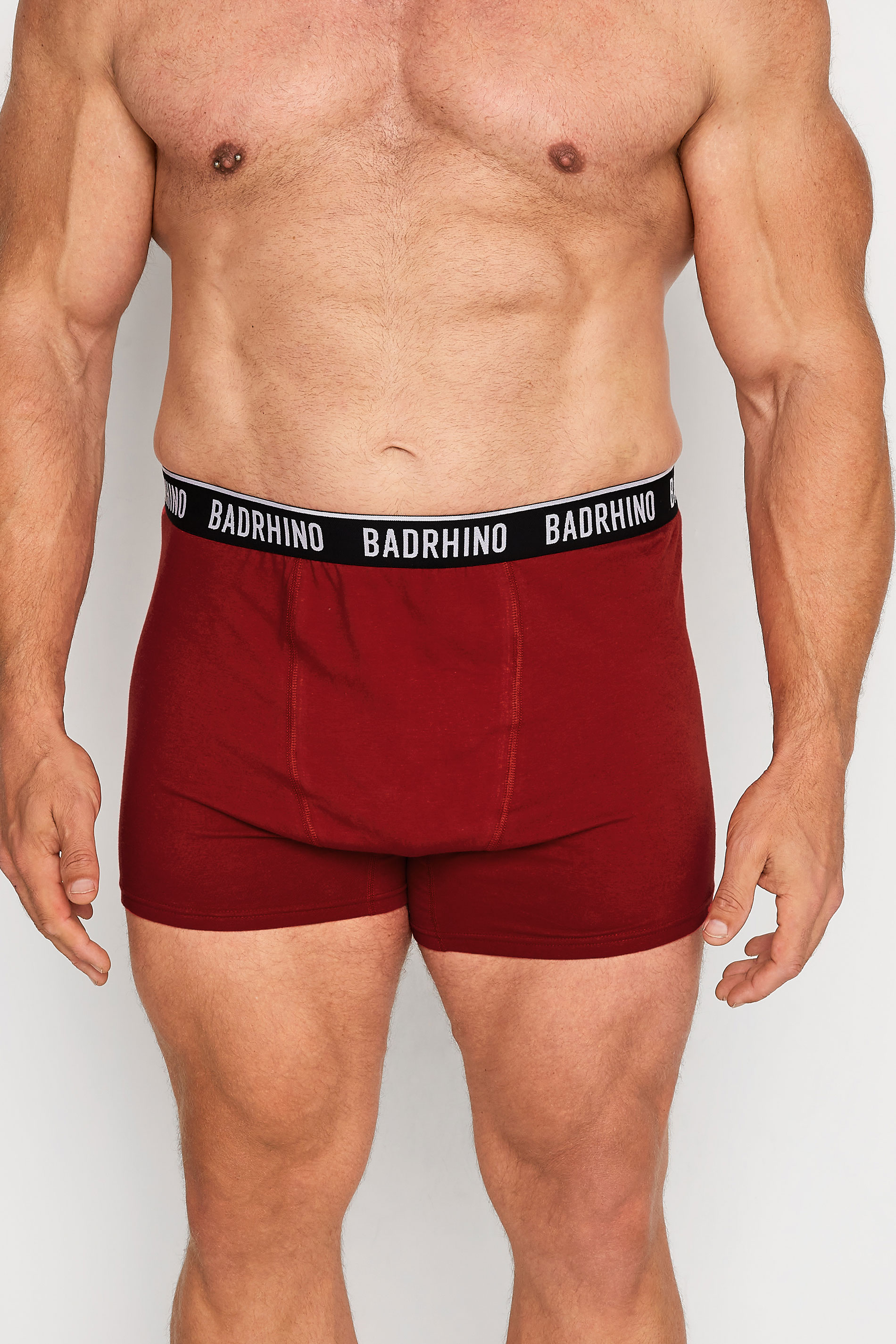 BadRhino Big & Tall 3 Pack Black/Red/Blue Boxers | BadRhino 3