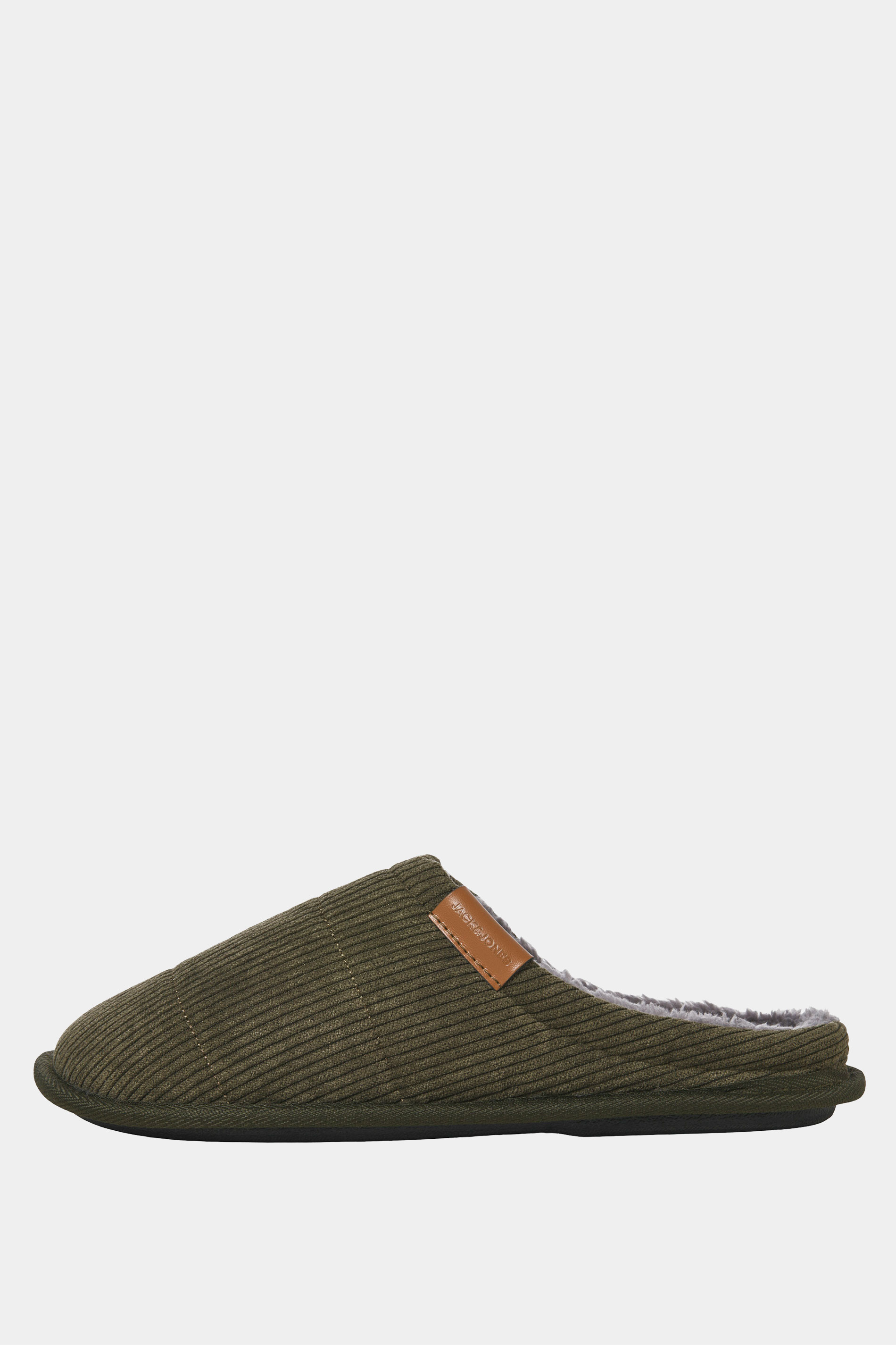 JACK & JONES Olive Green Mule Slippers | BadRhino 2