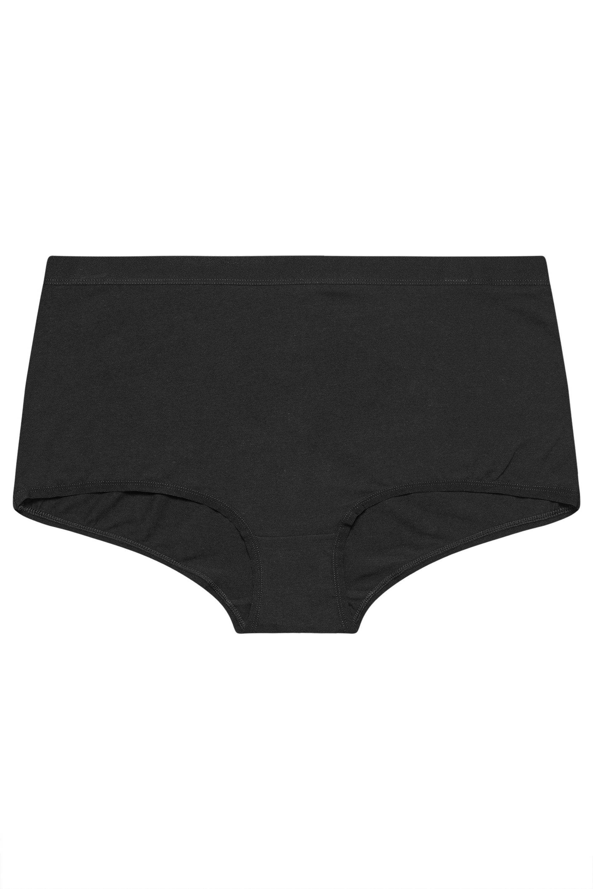 YOURSET 5 PACK Plus Size Black Heart Print Shorts | Yours Clothing 10