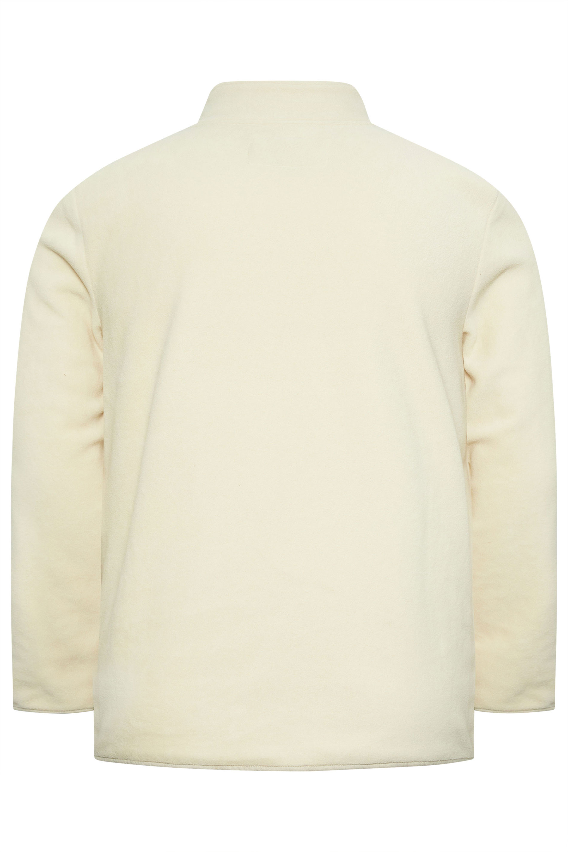 BadRhino Big & Tall Light Brown Essential Zip Through Fleece | BadRhino 4