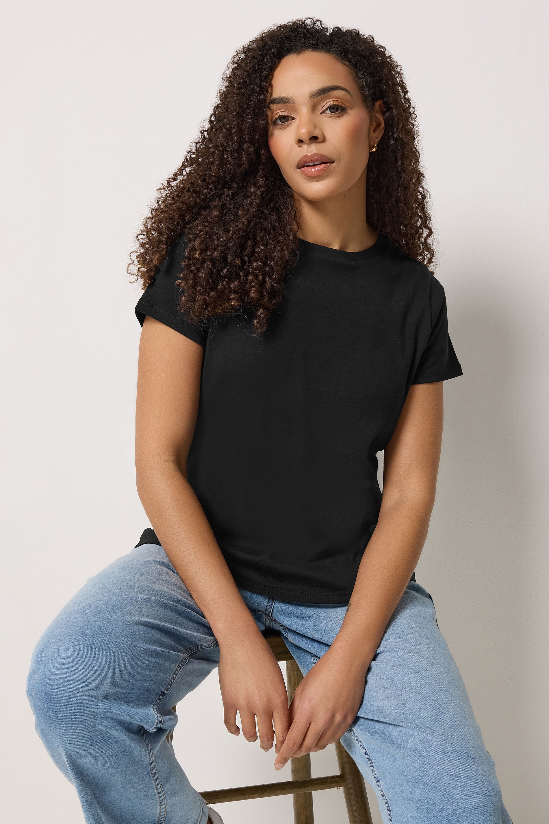 M&Co Black Cotton T-Shirt | M&Co 3