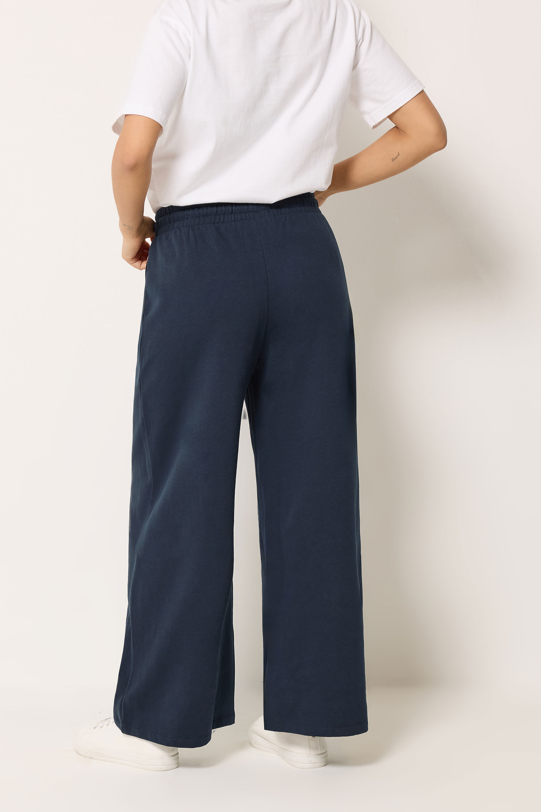 M&Co Petite 2 PACK Navy Blue Wide Leg Joggers | M&Co 6