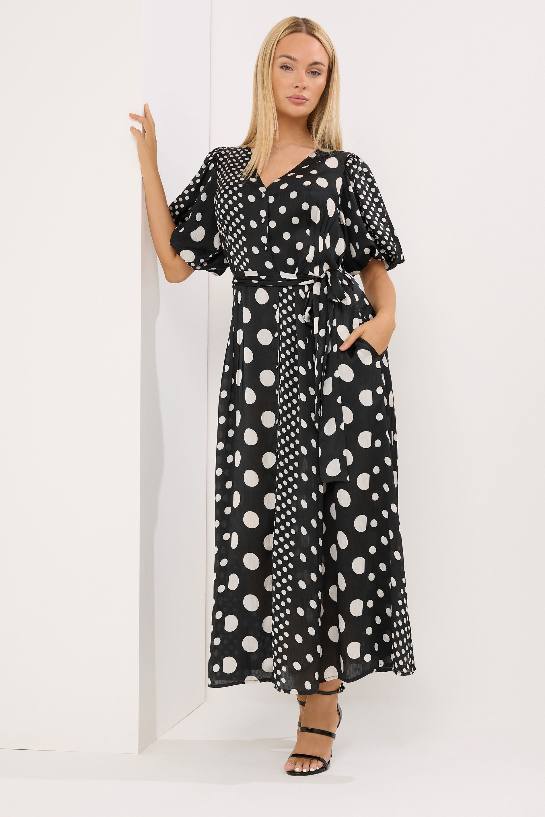STAR Black Polka Dot Shirt Dress | StarByJM 3