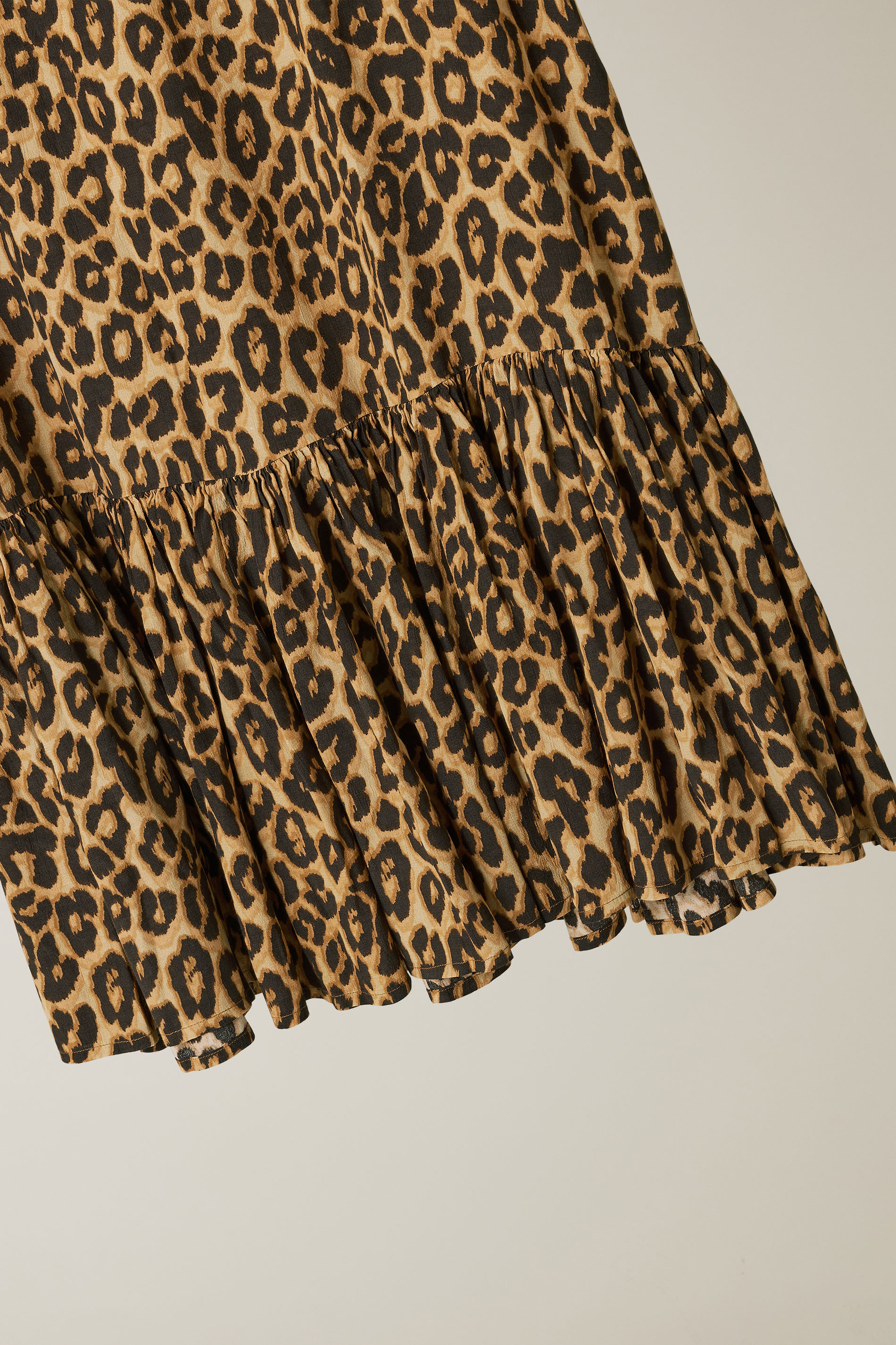 EVANS Plus Size Brown Leopard Print Maxi Skirt | Evans 6