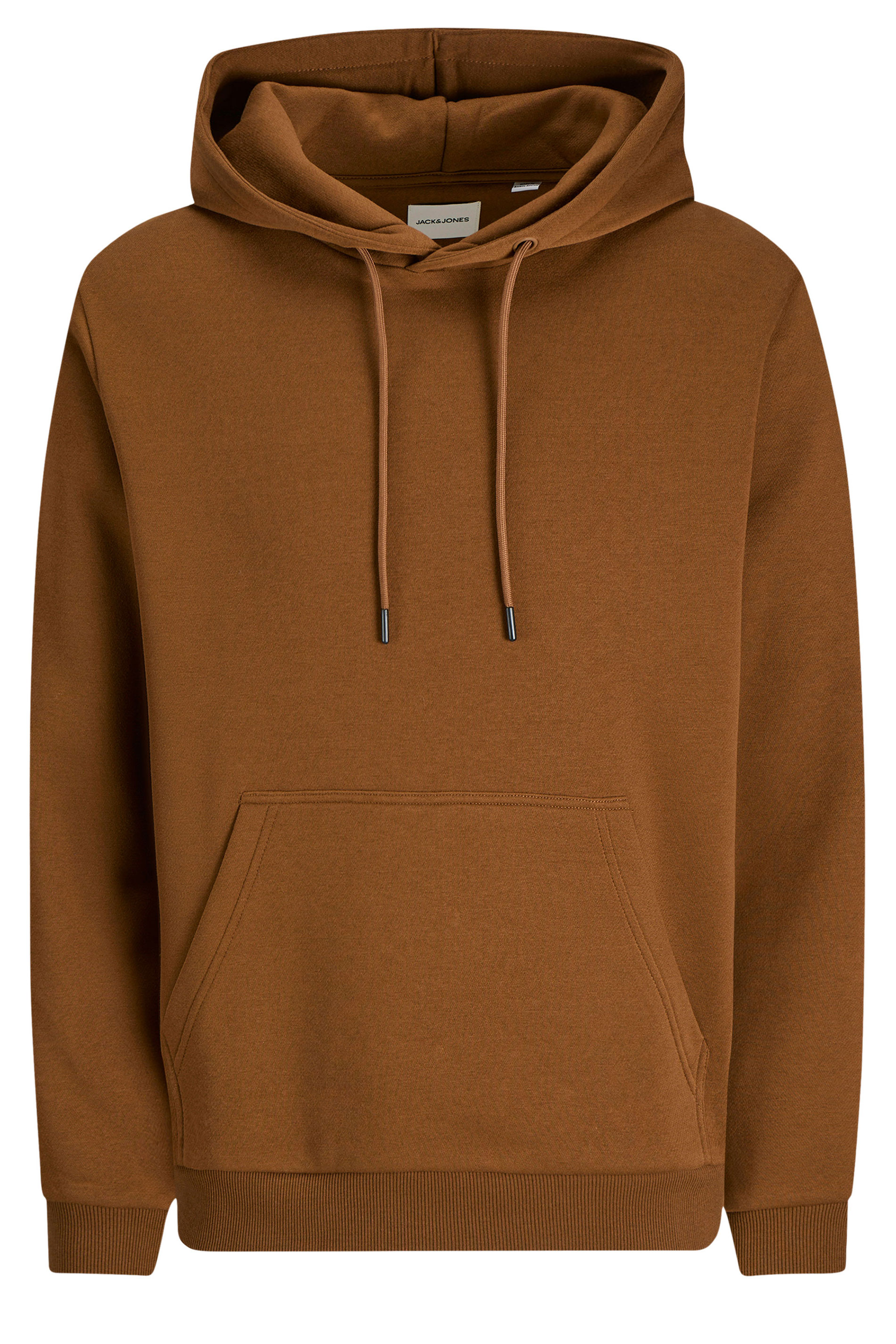 JACK & JONES Big & Tall Monks Robe Brown Hoodie | BadRhino 2