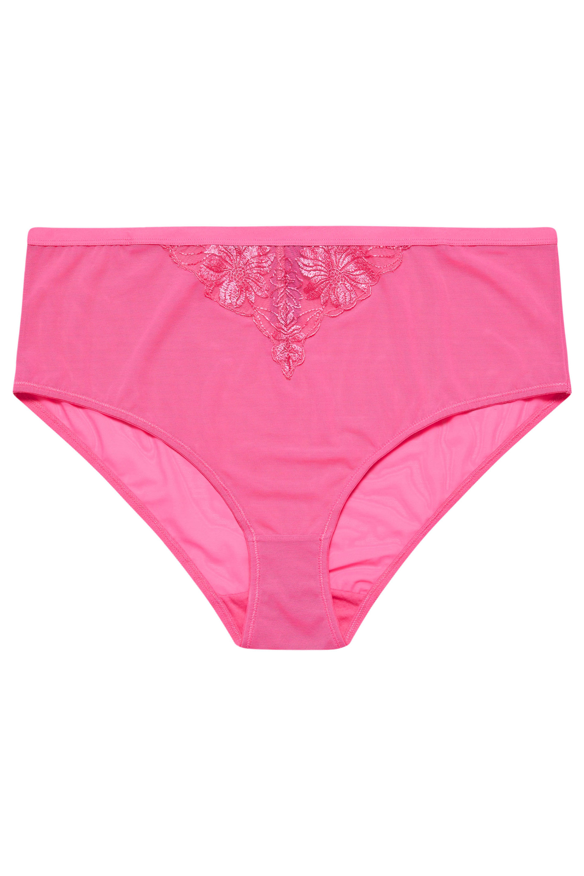 YOURSET 2 PACK Plus Size Pink & Black Briefs | Yours Clothing 7