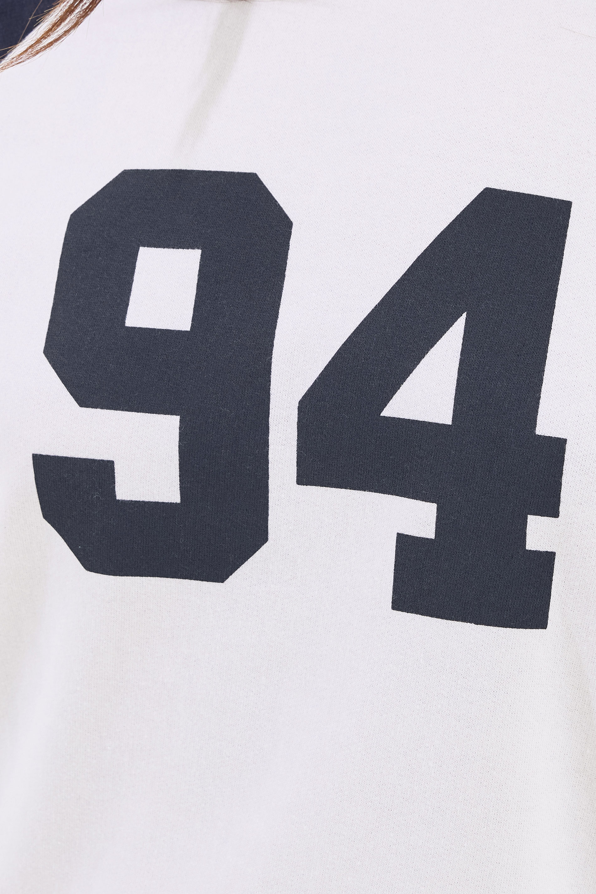 PixieGirl Petite Women's Navy Blue '94' Slogan Top | PixieGirl 4