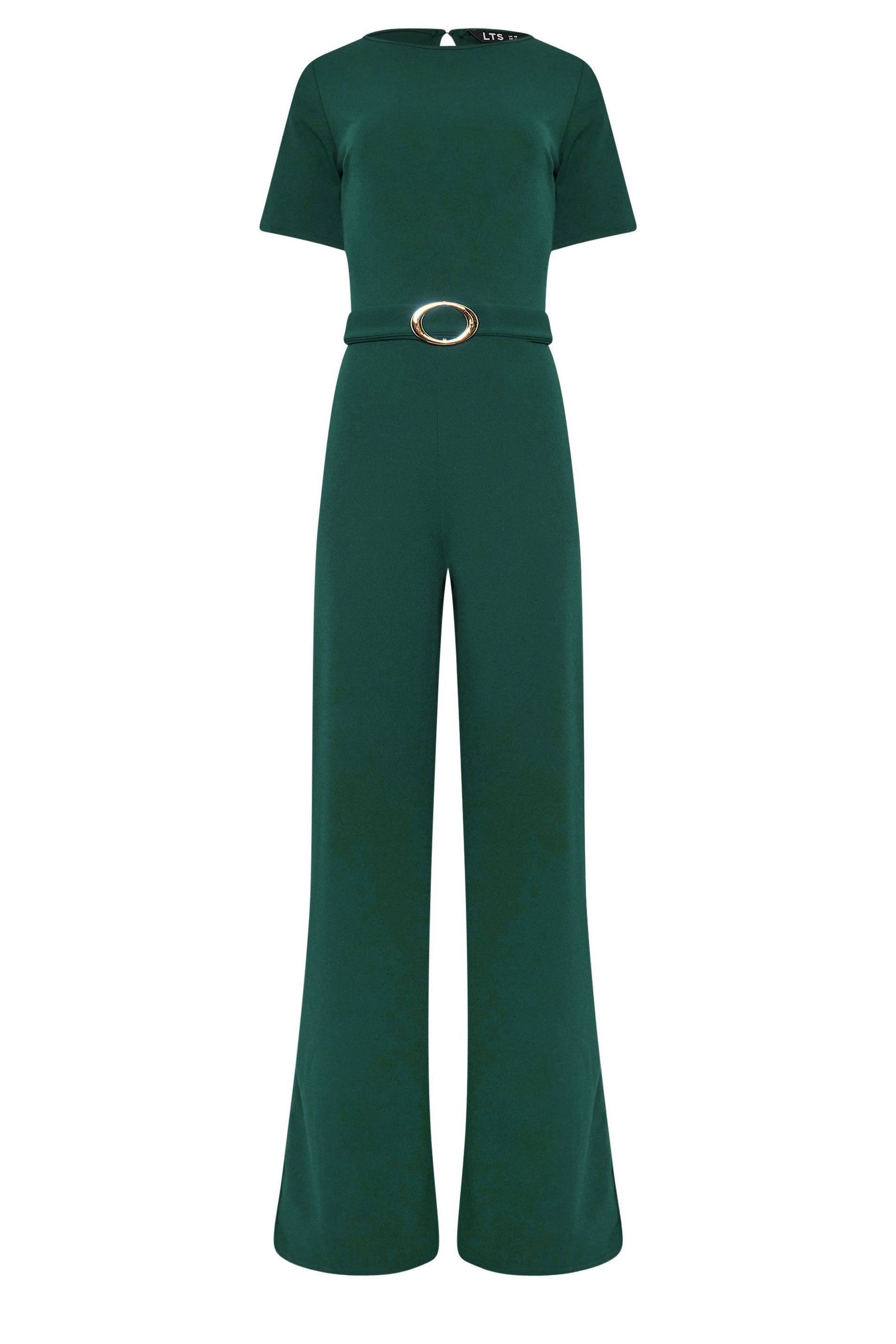 LTS Tall Dark Green Belted Jumpsuit | Long Tall Sally  5