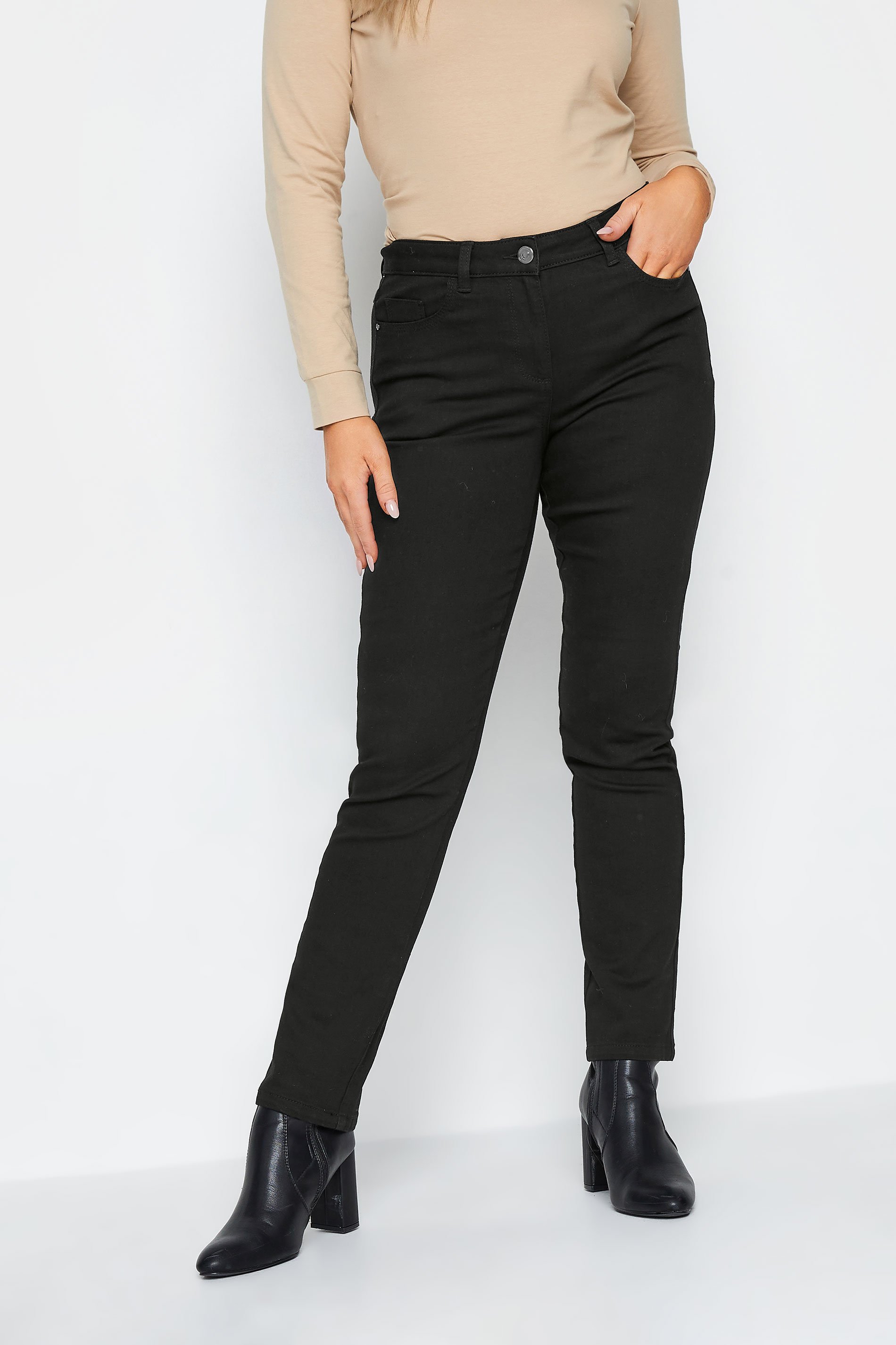 M&Co Black Straight Leg Jeans | M&Co 2