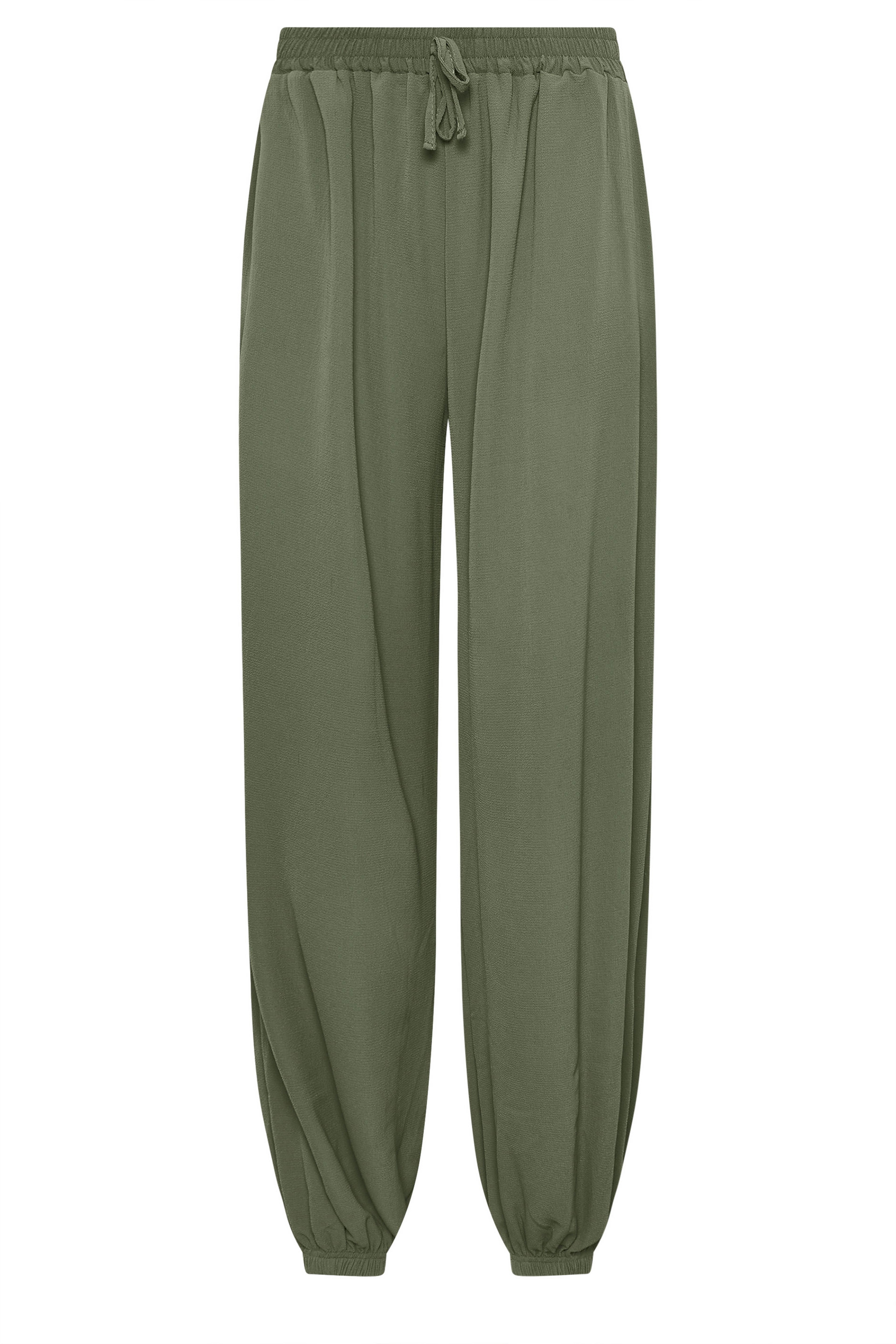 LTS Tall Women's Khaki Green Balloon Trousers | Long Tall Sally 5
