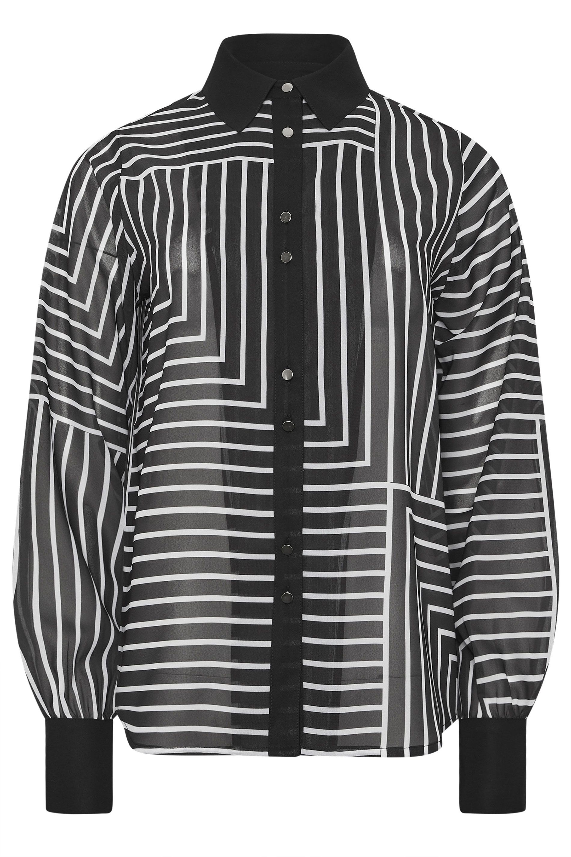 STAR Black Abstract Stripe Shirt | StarByJM 6