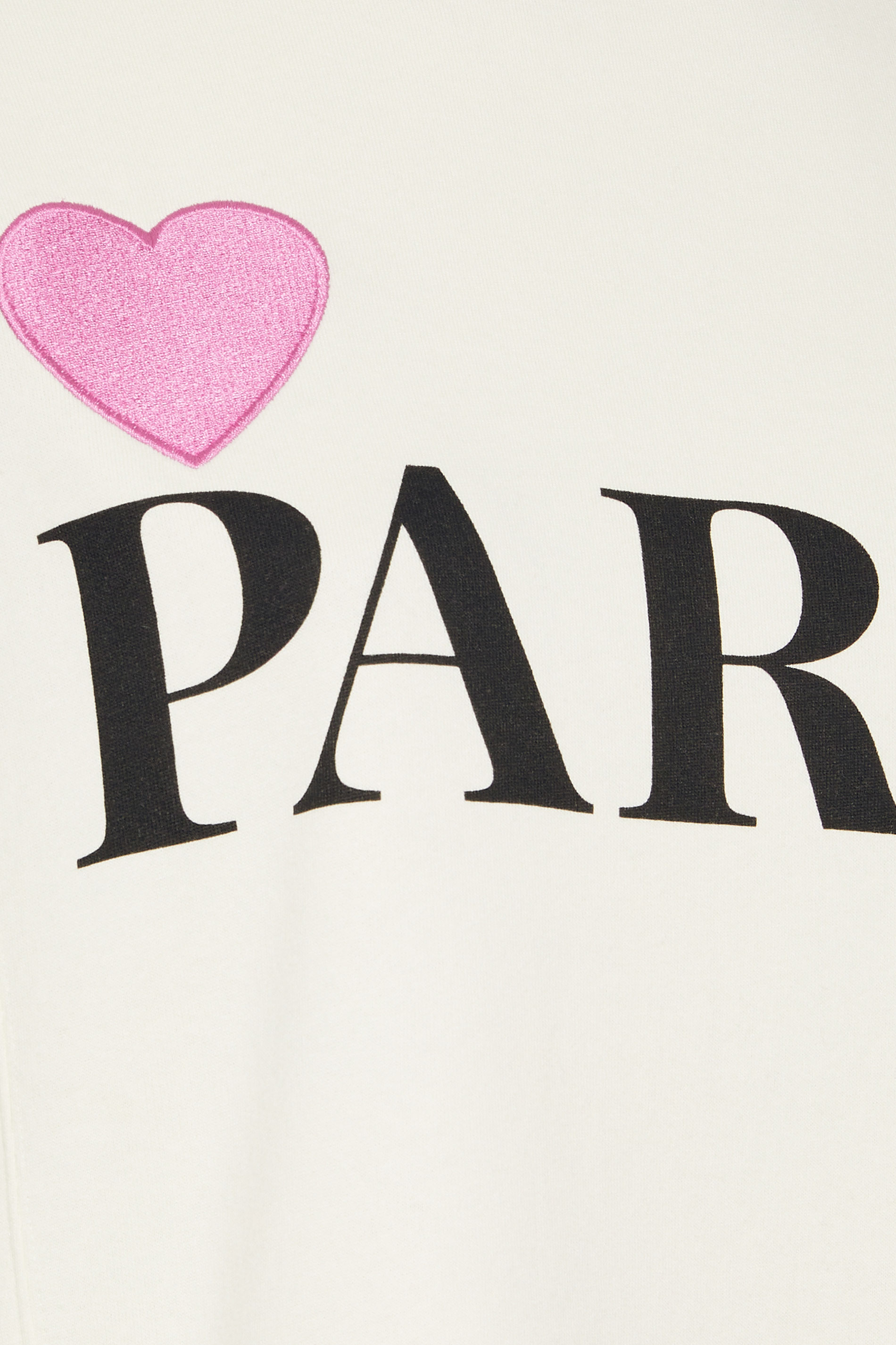 YOURS Plus Size Cream 'Paris' Heart Sweatshirt | Yours Clothing 6
