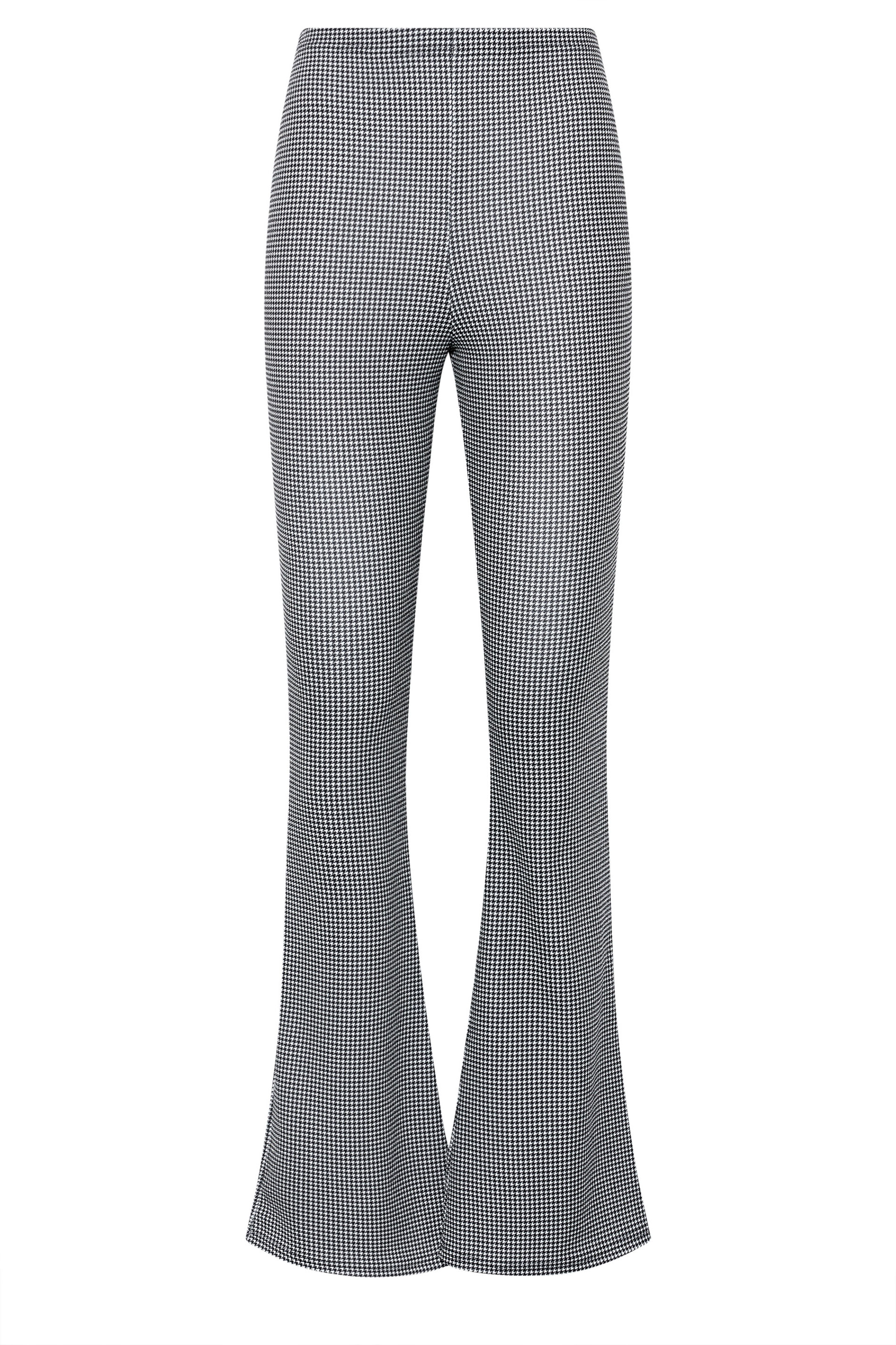 LTS Tall Women's Black Check Flared Trousers | Long Tall Sally 5