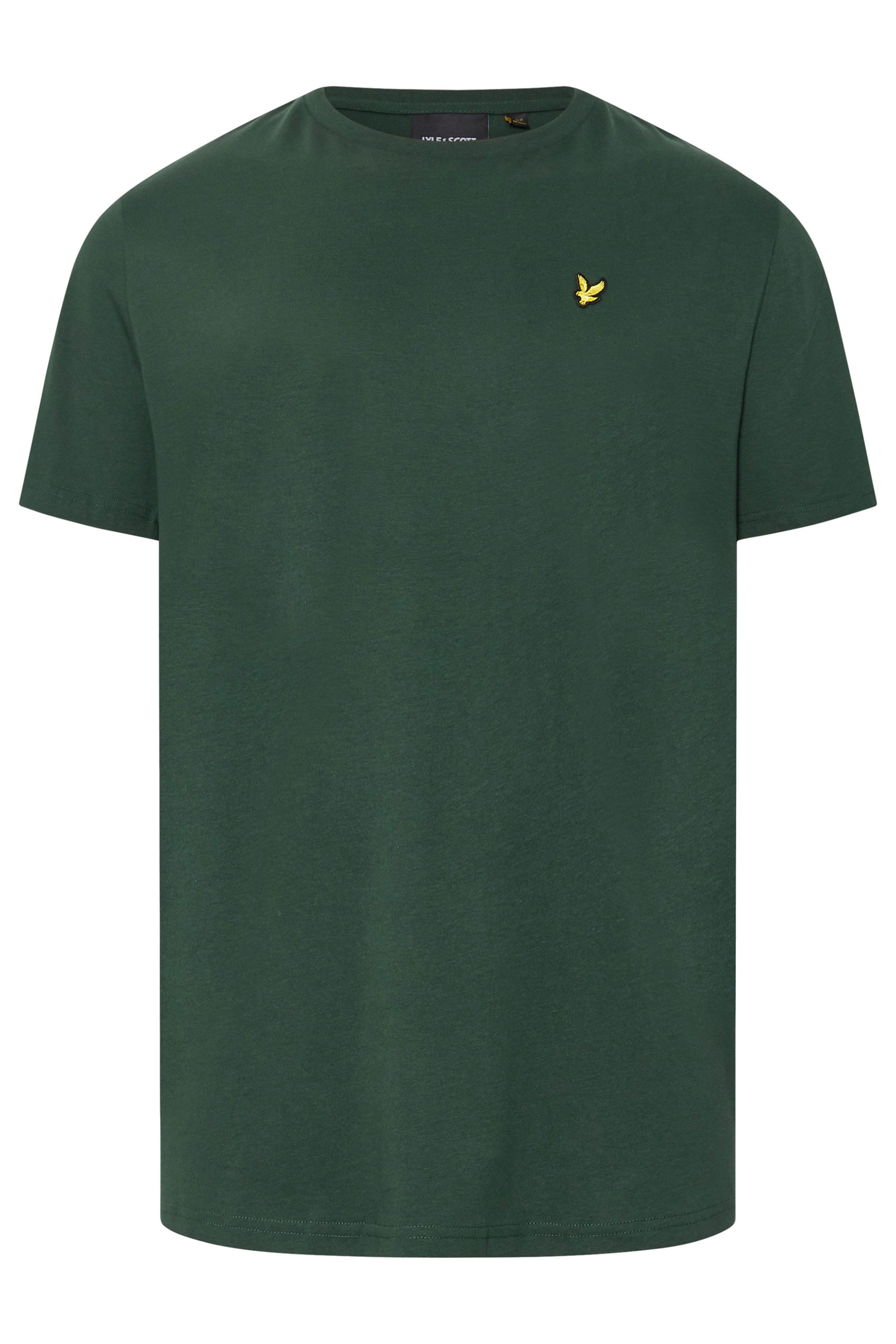 LYLE & SCOTT Big & Tall Teal Blue Plain T-Shirt | BadRhino 2