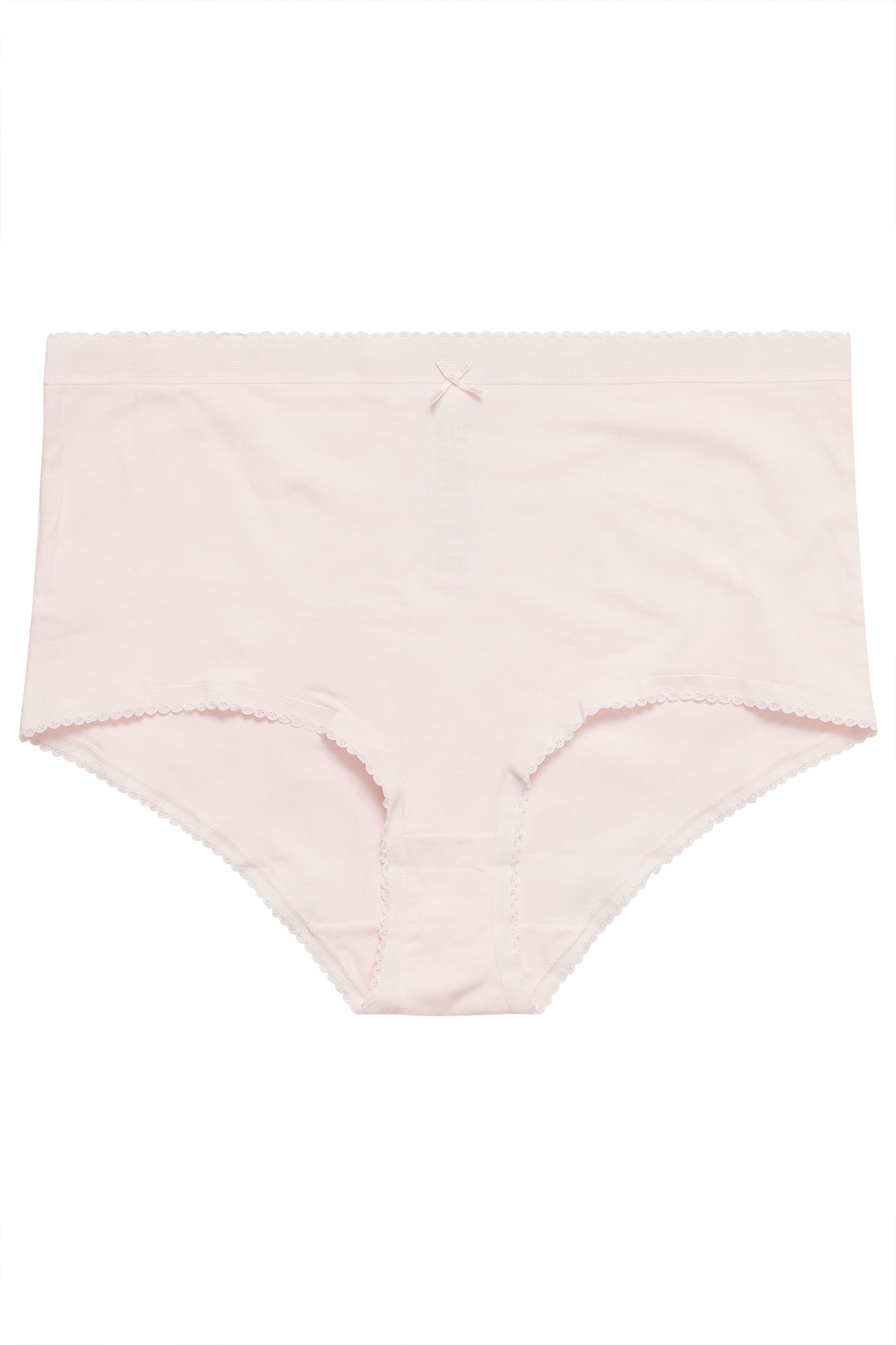 YOURSET 5 PACK Plus Size Pink & Grey Heart Full Briefs | Yours Clothing 9