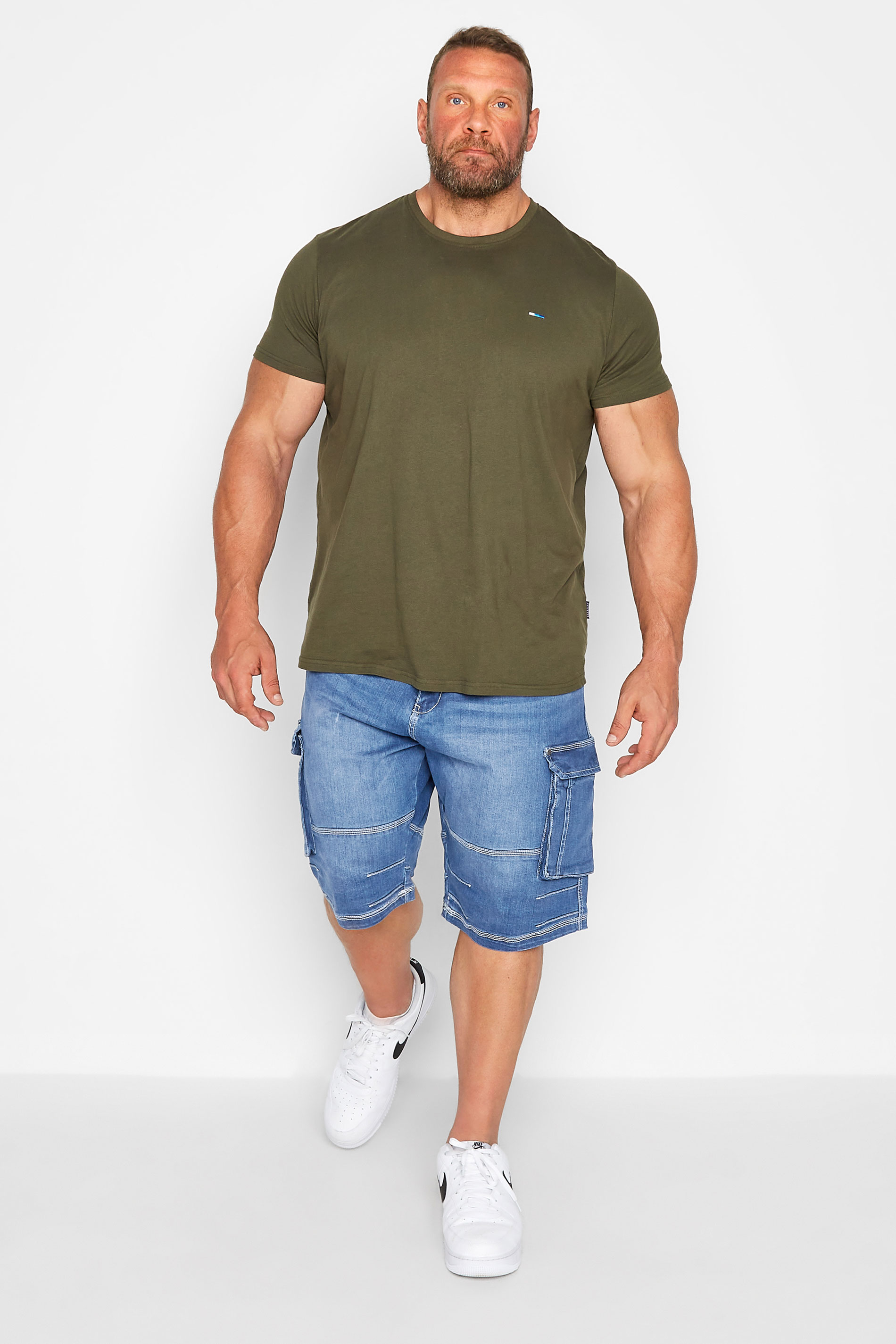 KAM Light Blue Denim Shorts | BadRhino 1