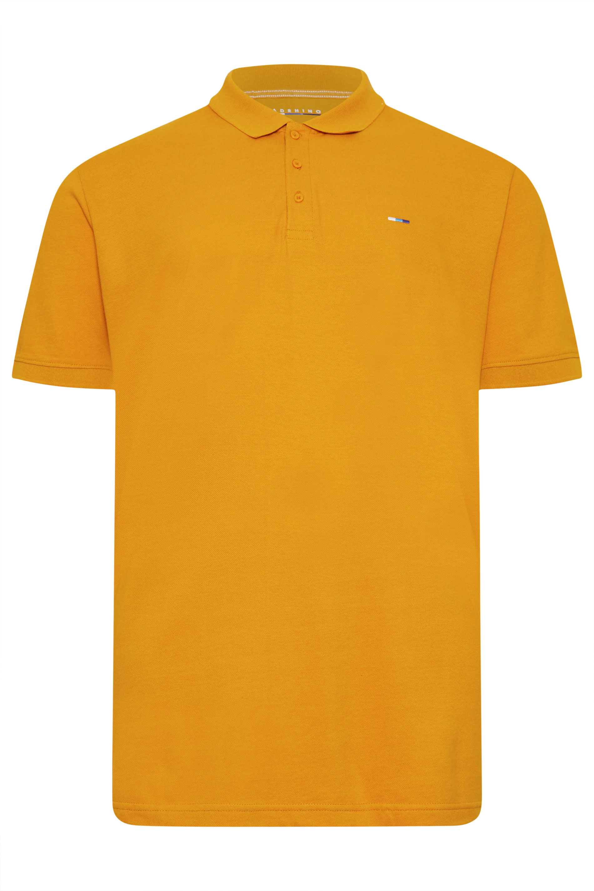 BadRhino Big & Tall Mustard Yellow Polo Shirt | BadRhino 6