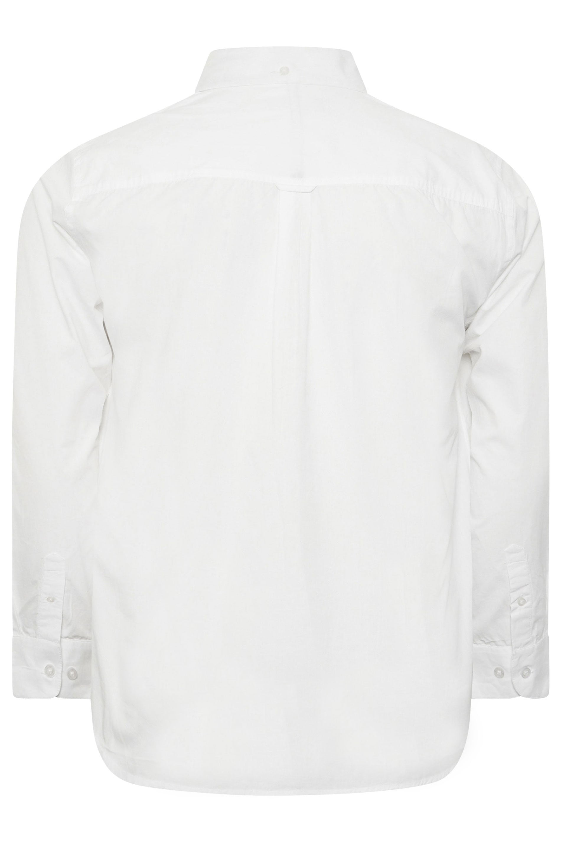 BadRhino Big & Tall 2 PACK White Long Sleeve Poplin Shirts | BadRhino 11