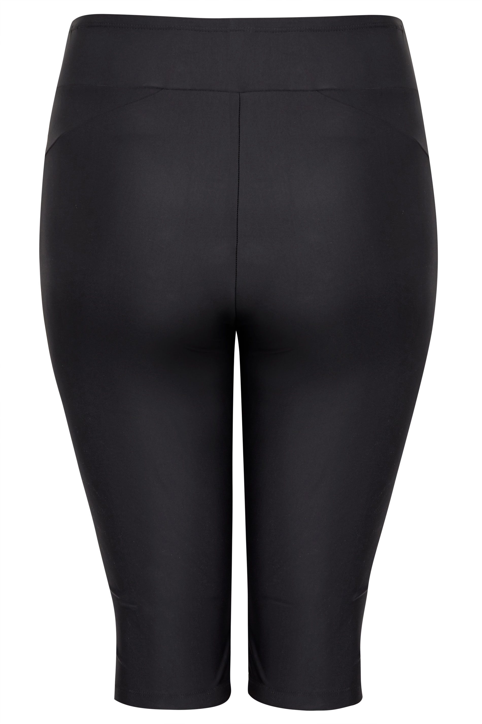 Plus Size Black Long Swim Shorts | Yours Clothing 7