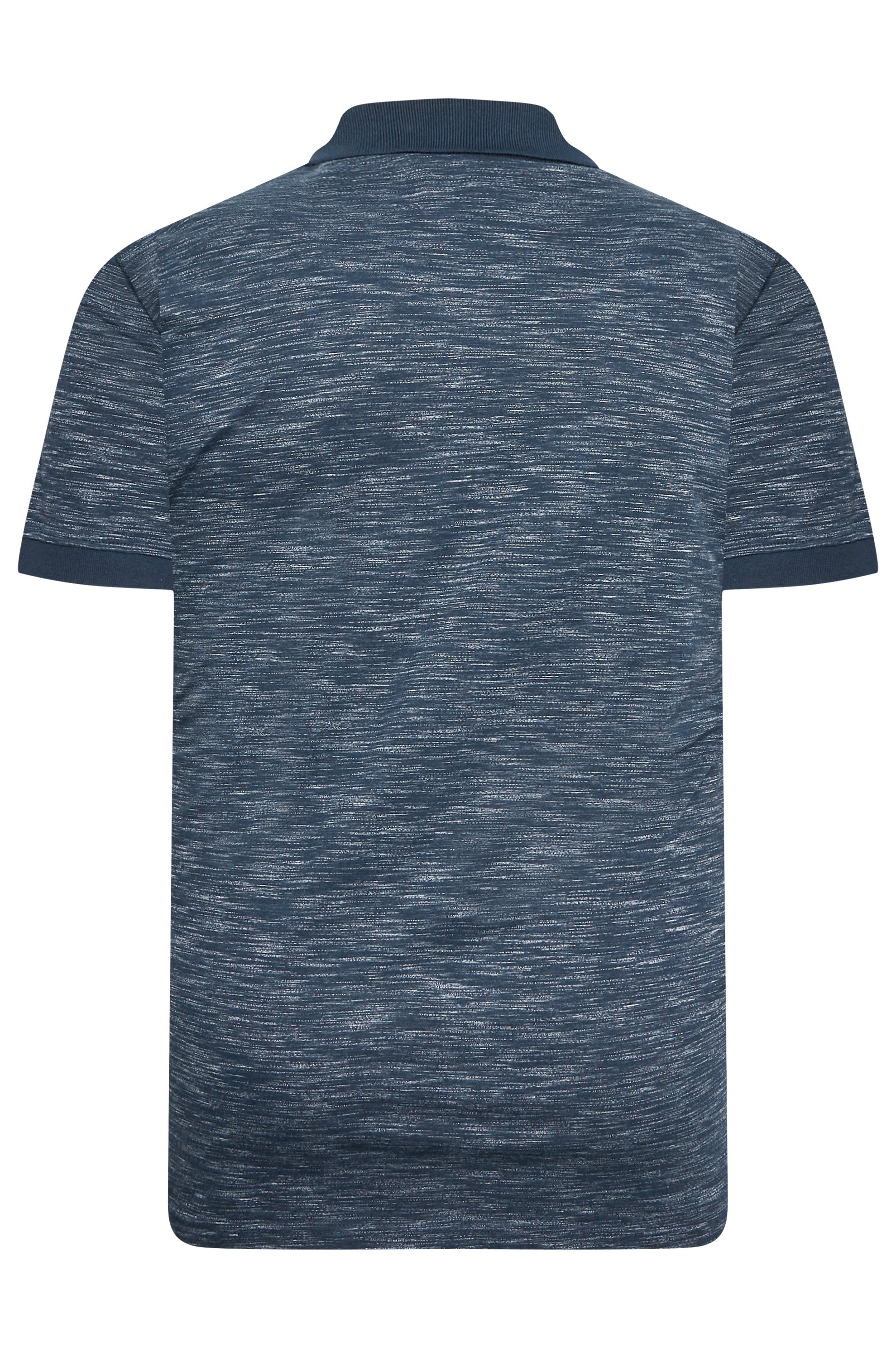 BadRhino Big & Tall Navy Blue Marl Polo Shirt | BadRhino 8