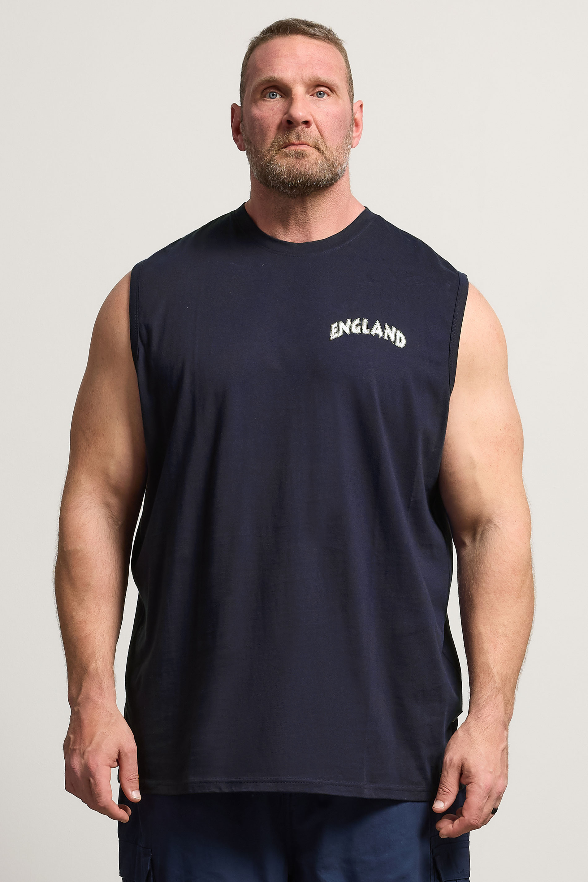 BadRhino Big & Tall Navy Blue Extra Long England 66 Vest | BadRhino 3