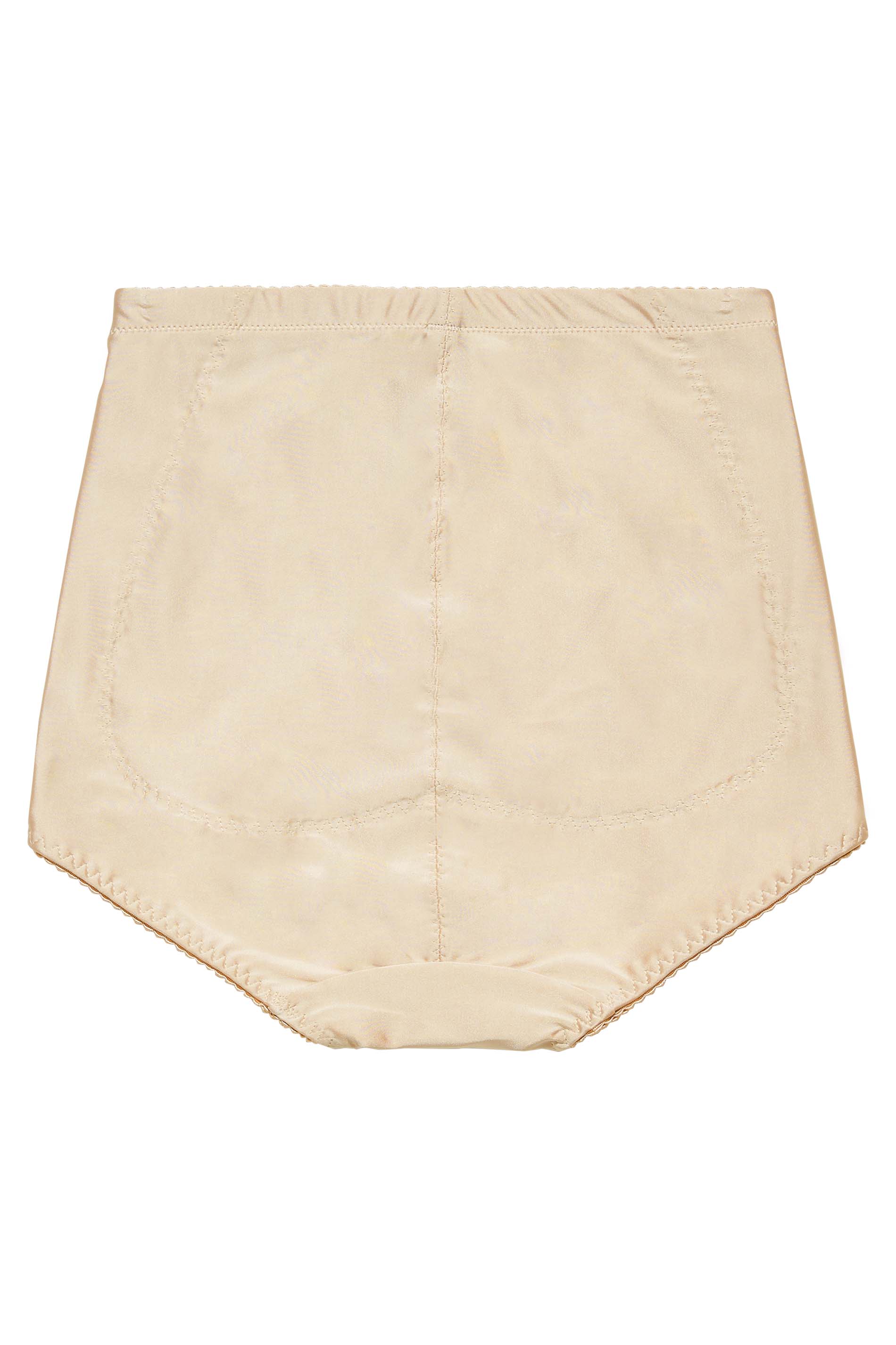 Plus Size Nude Medium Control Shaping Full Briefs | Yours Clothing 5
