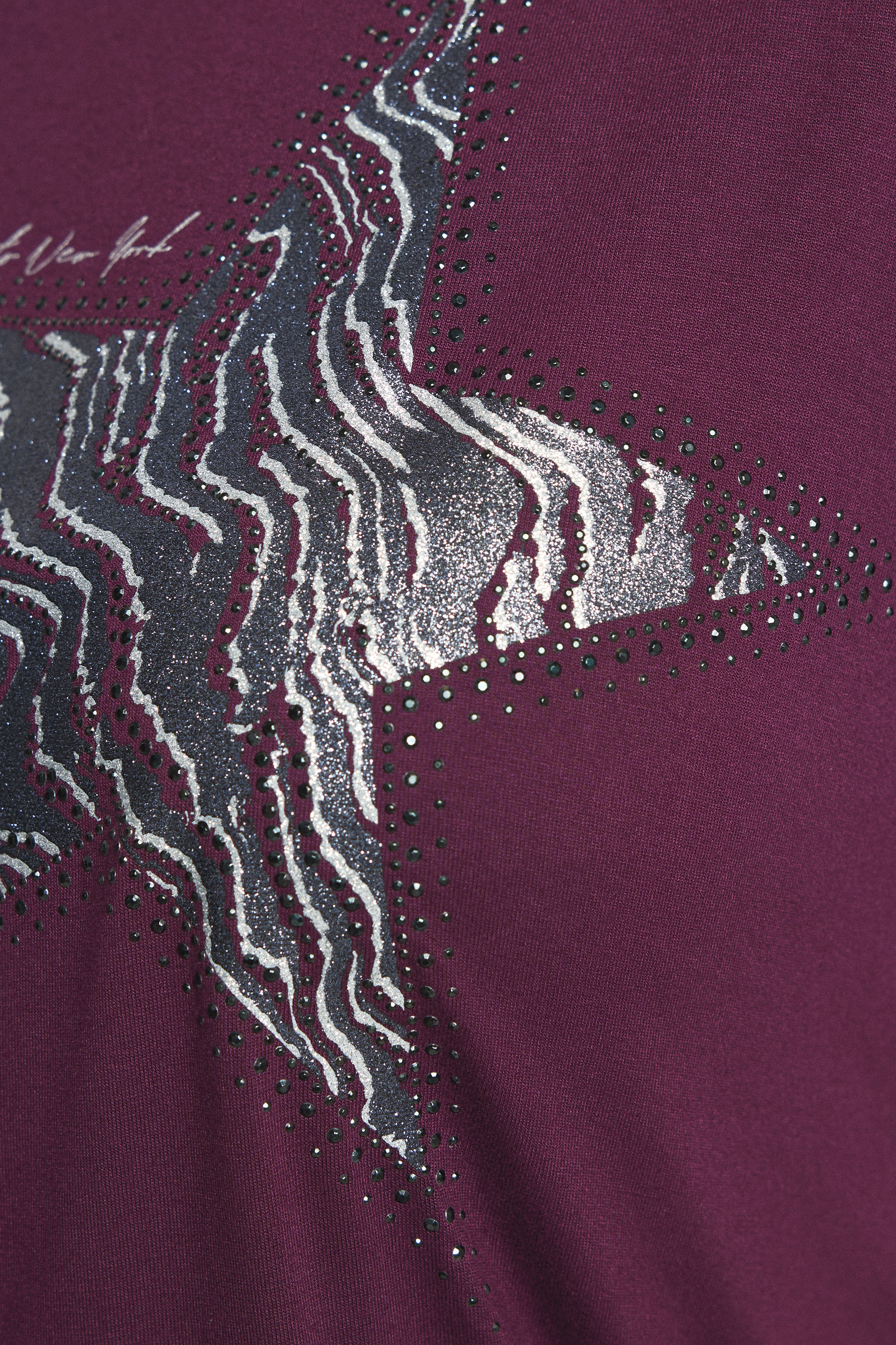 YOURS Plus Size Purple Star Print T-Shirt | Yours Clothing 4