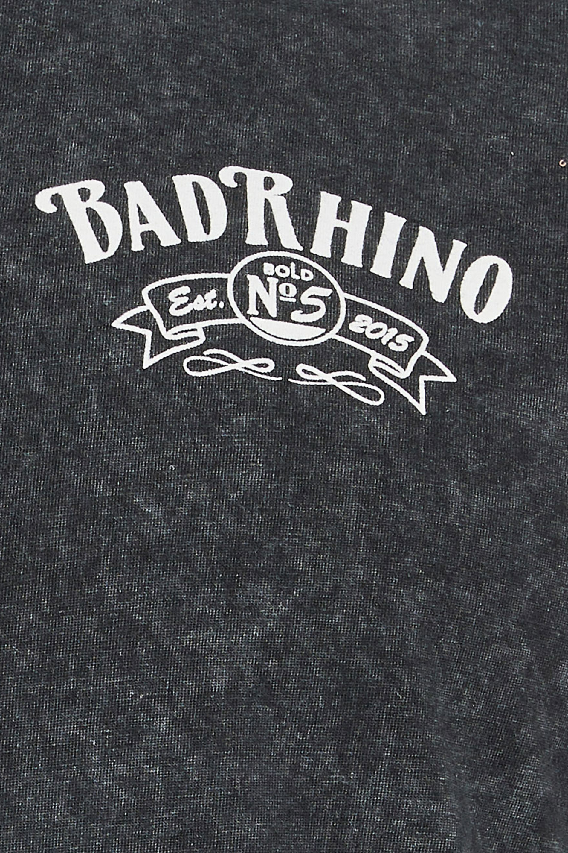 BadRhino Big & Tall Black Acid Wash Whiskey Rodeo Graphic T-Shirt | BadRhino 8