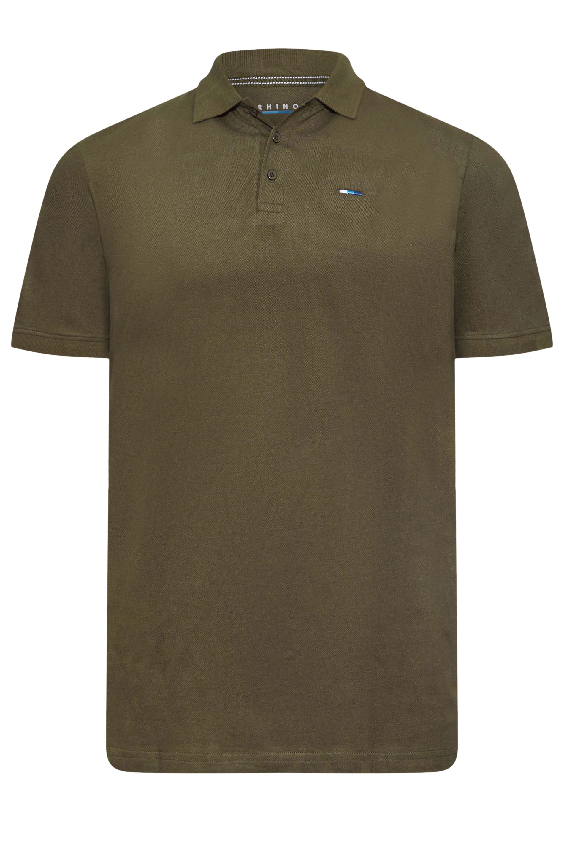 BadRhino 3 Pack Black & Navy Blue Plain Polo Shirts | BadRhino 4
