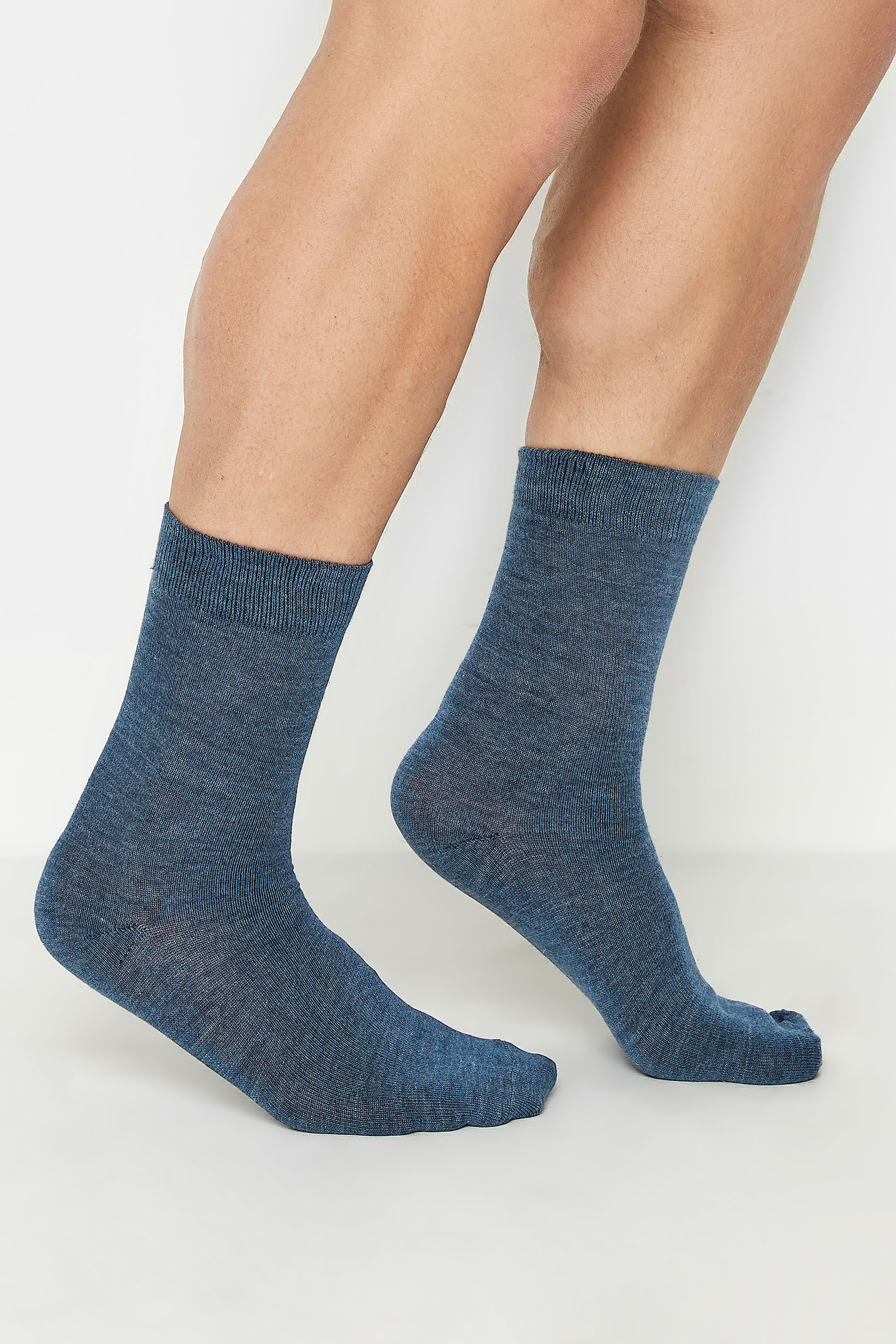 BadRhino Blue & Grey 5 Pack Ankle Socks | BadRhino 1