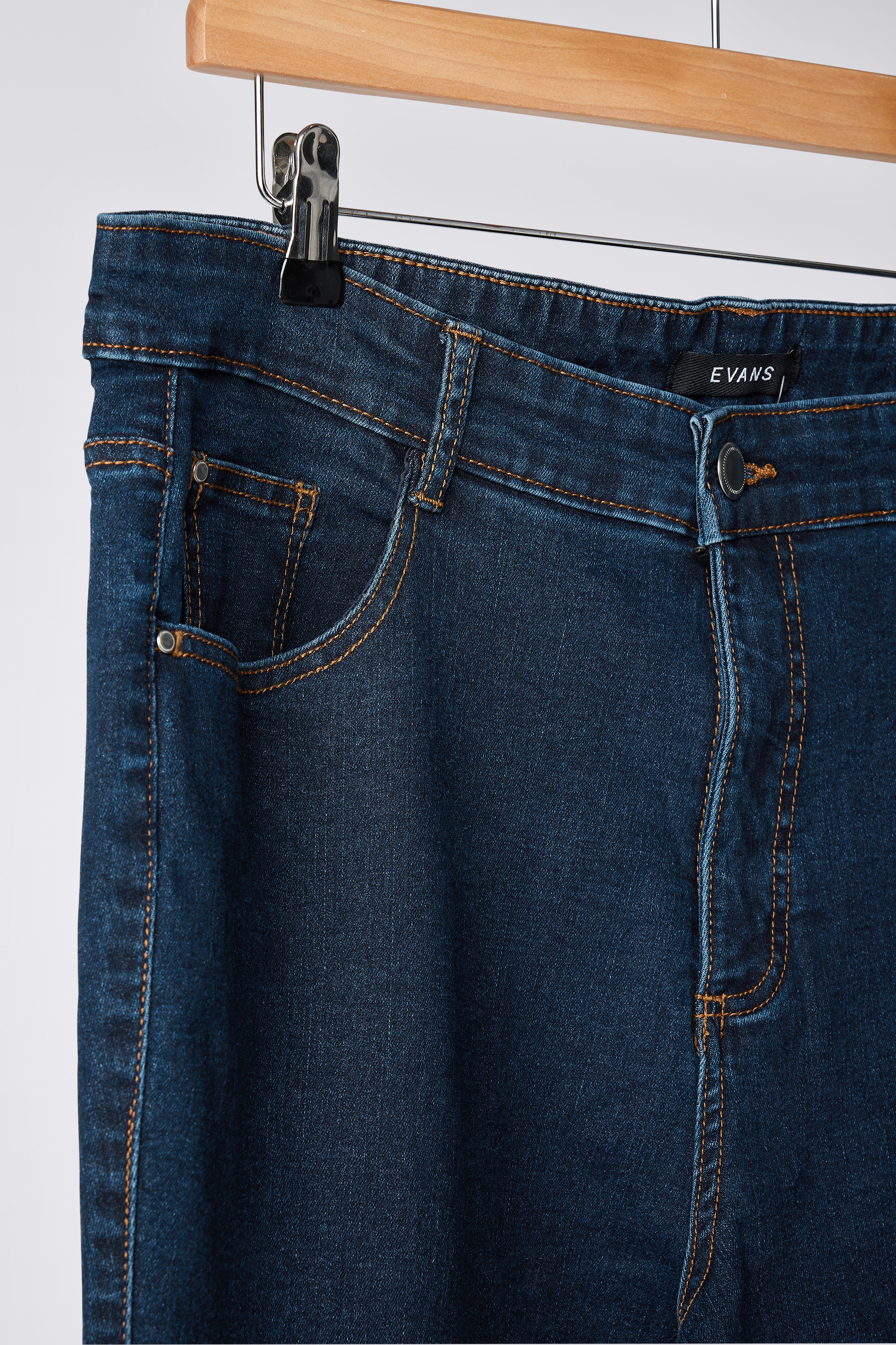 EVANS Plus Size Curve Fit Indigo Bootcut Jeans | Evans 7